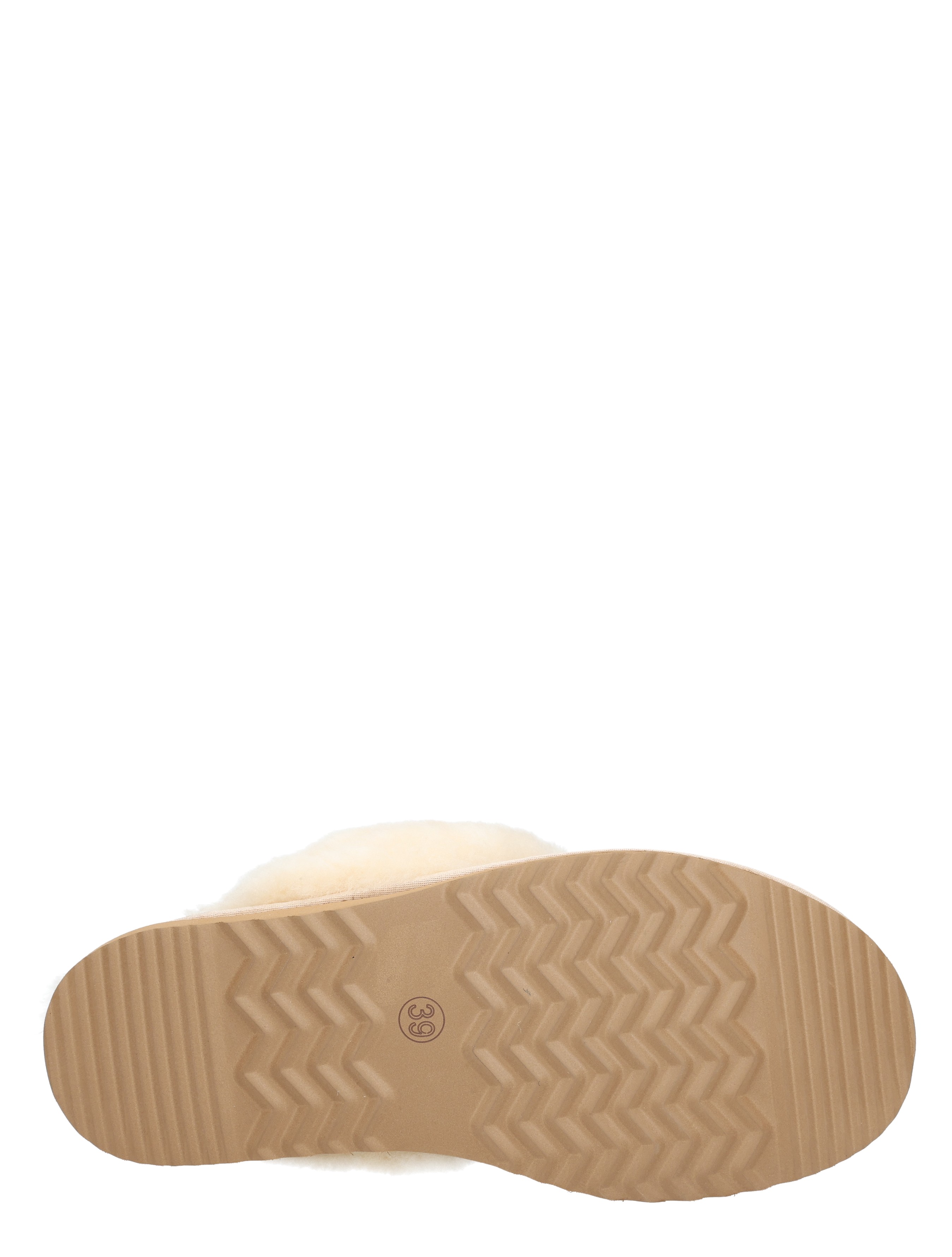 Cypres - Caiya 2545225 Sand Cow Suede - Dames - Pantoffels - 49479_77_7