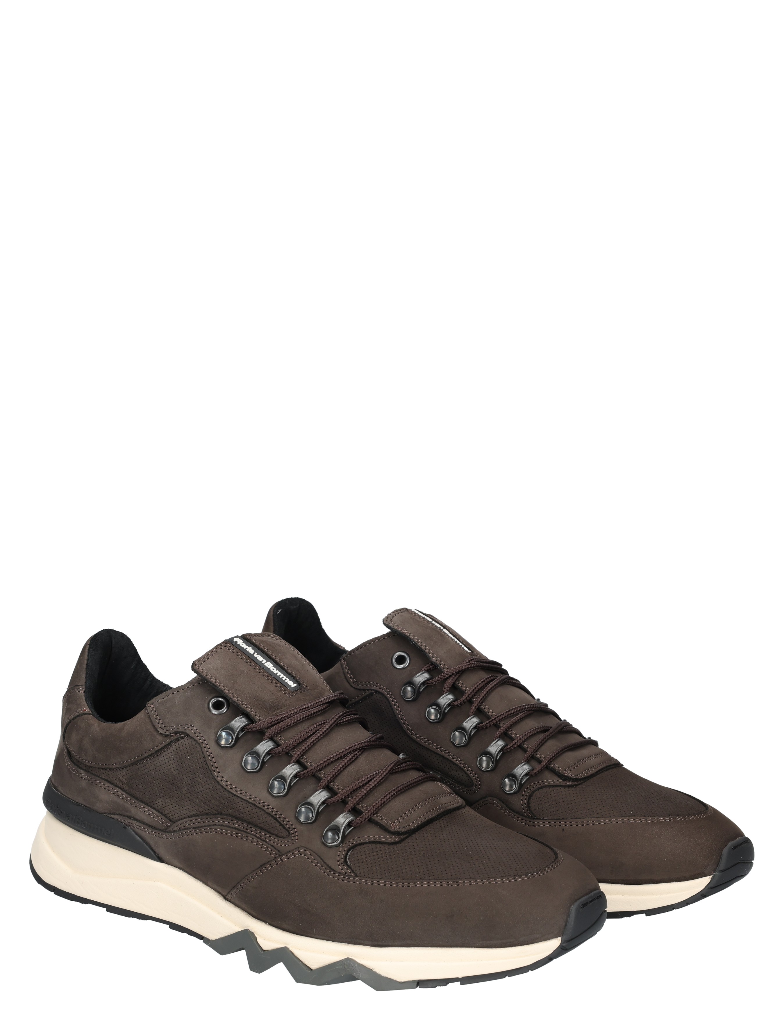 sneaker, donkerbruin, loper, sportiever, veterschoenen