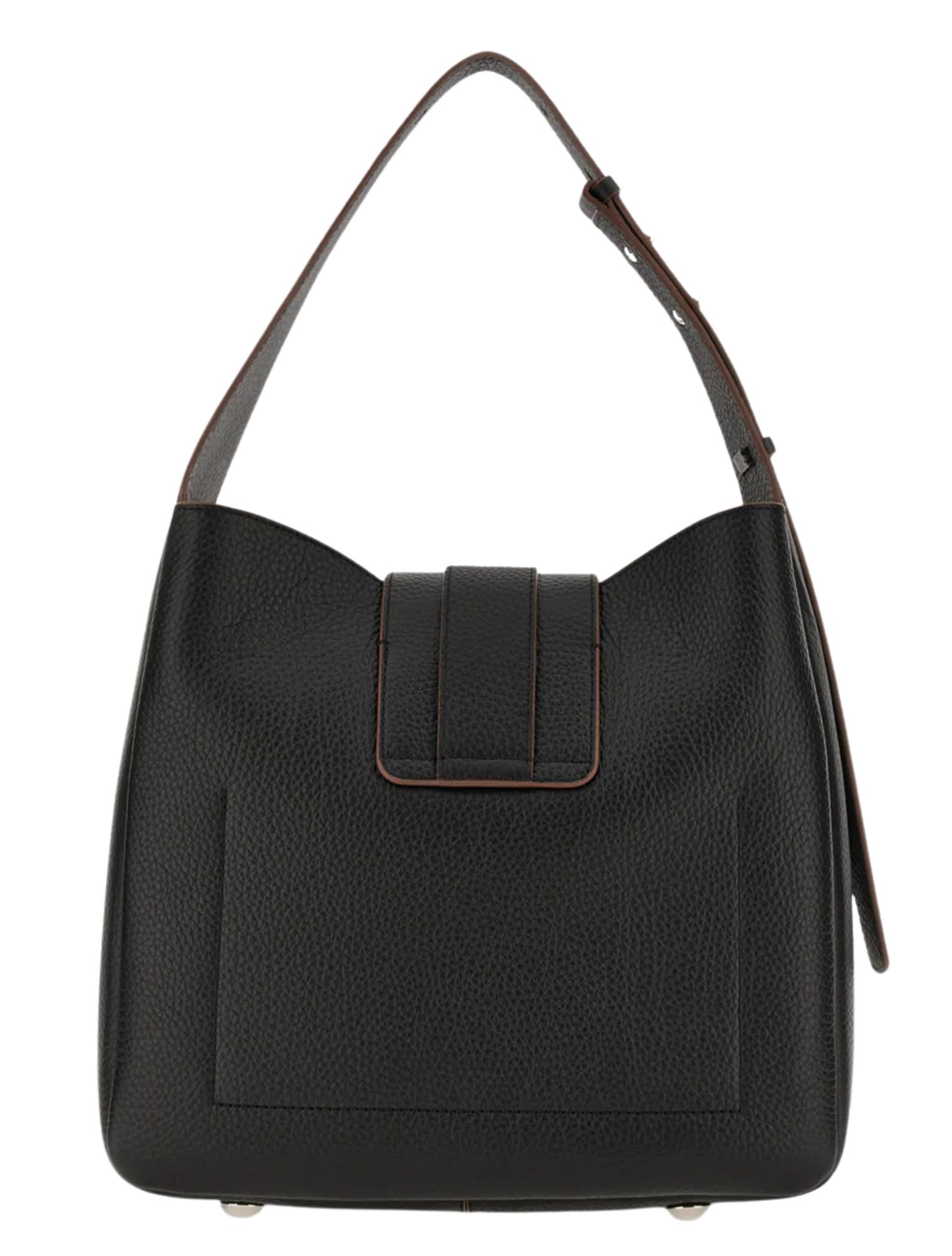 Hogan - Trend Hobo Bag Black - Dames - Schoudertassen - 51113_11_2