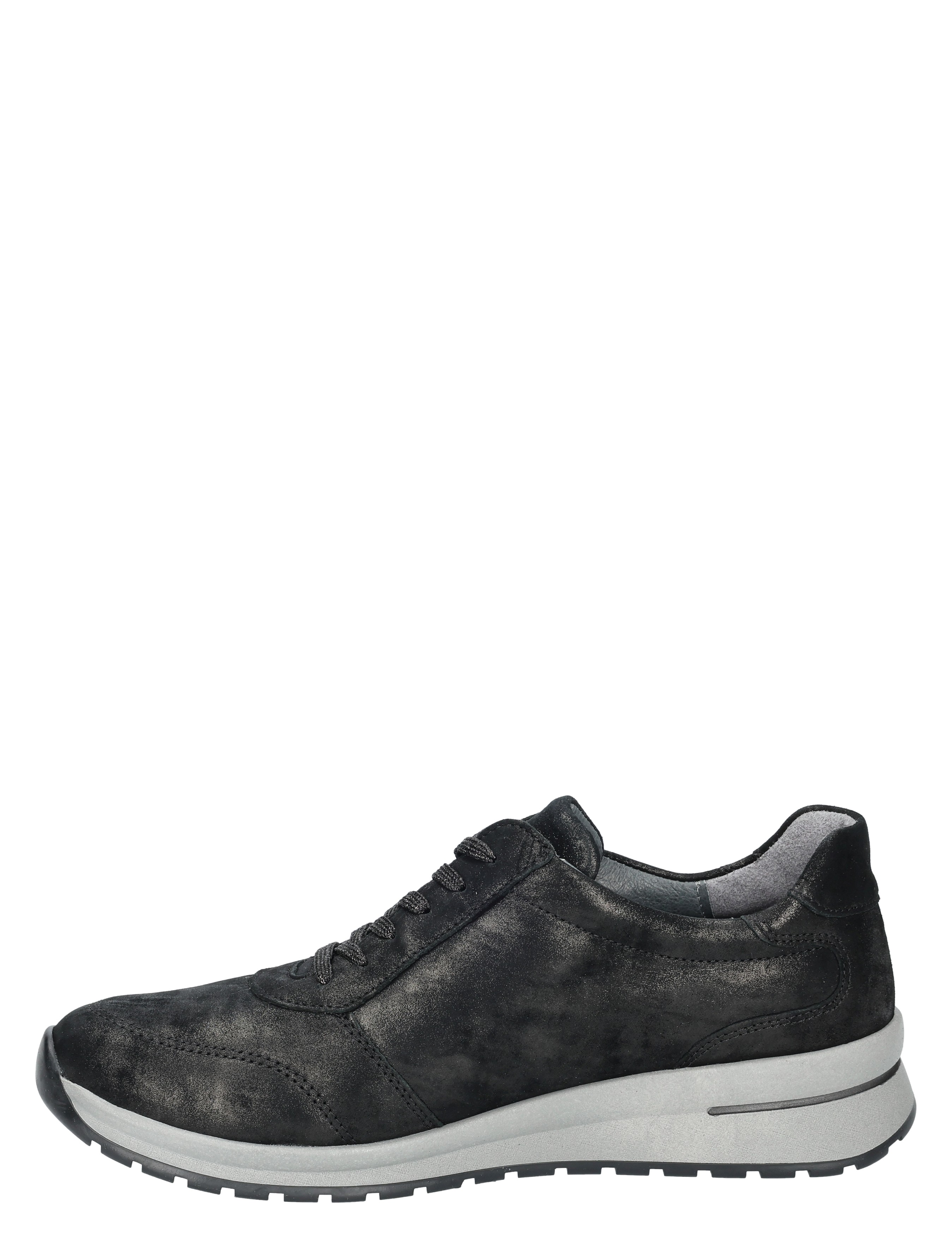 Waldlaufer - 928002 Black H-Wijdte - Dames - Veterschoenen - Casual Veterschoenen - 51700_11_2