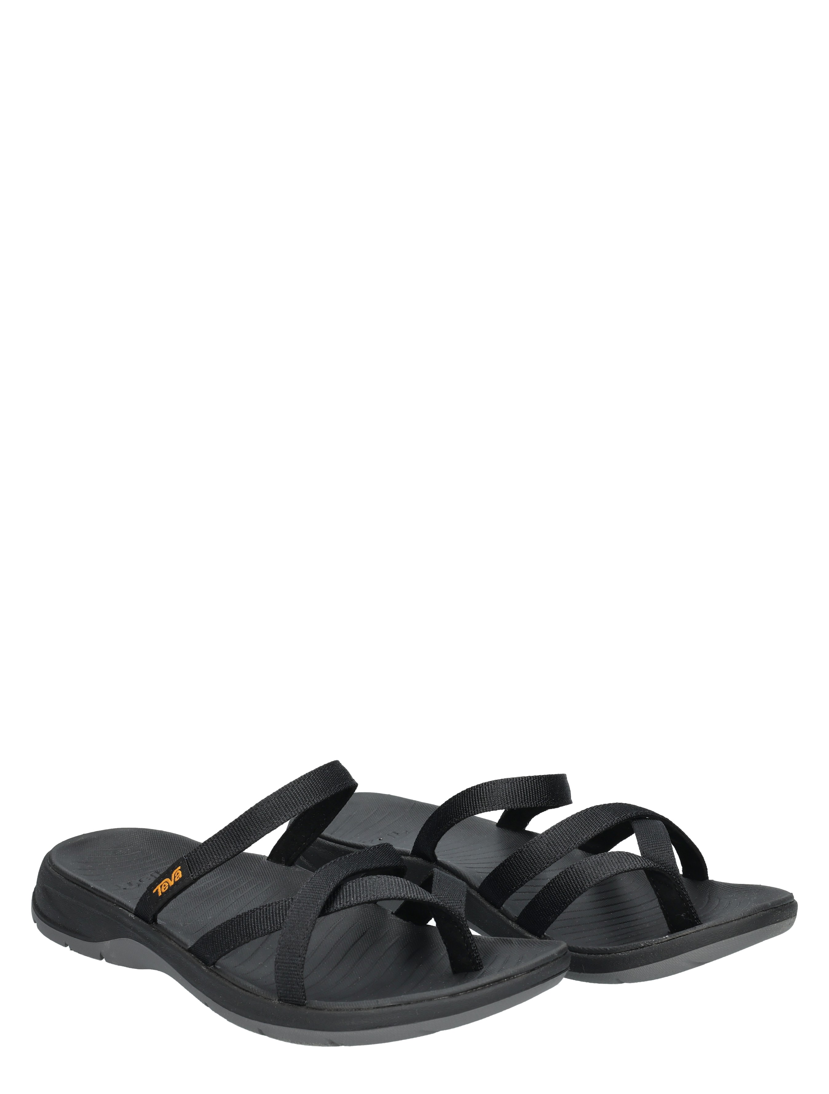 sandalen, zwarte, sportief, straps, slippers