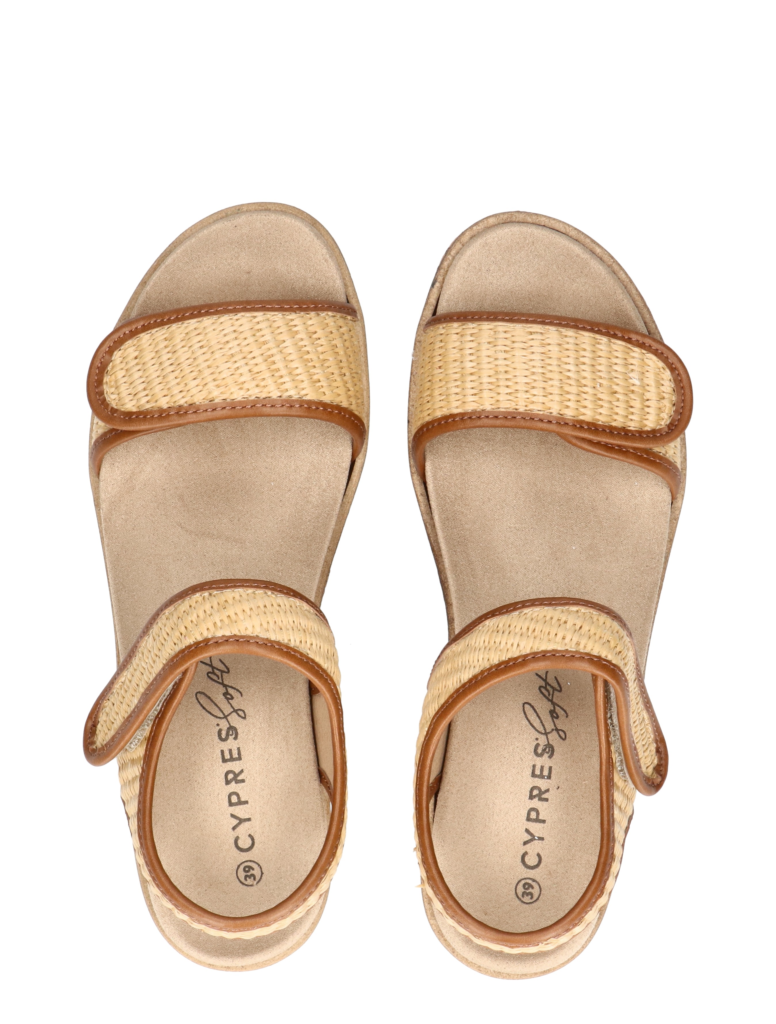 Cypres Soft - Wanda 2 2615642 117 Faria Natural 0820 - Dames - Sandalen - 50852_22_8