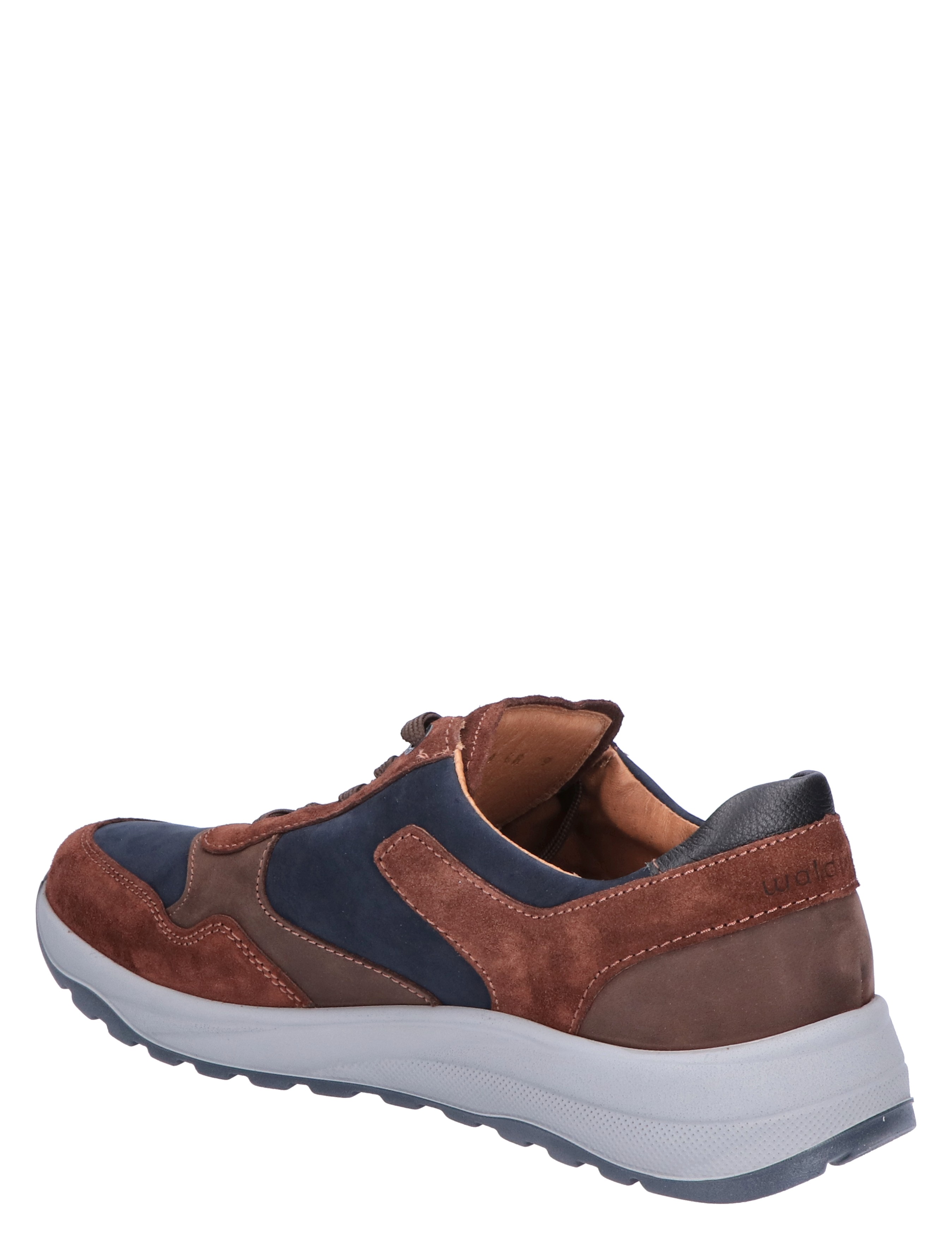 Waldlaufer - 662001 Blue Brown K-Wijdte - Heren - Veterschoenen - Casual Veterschoenen - 45586_32_4