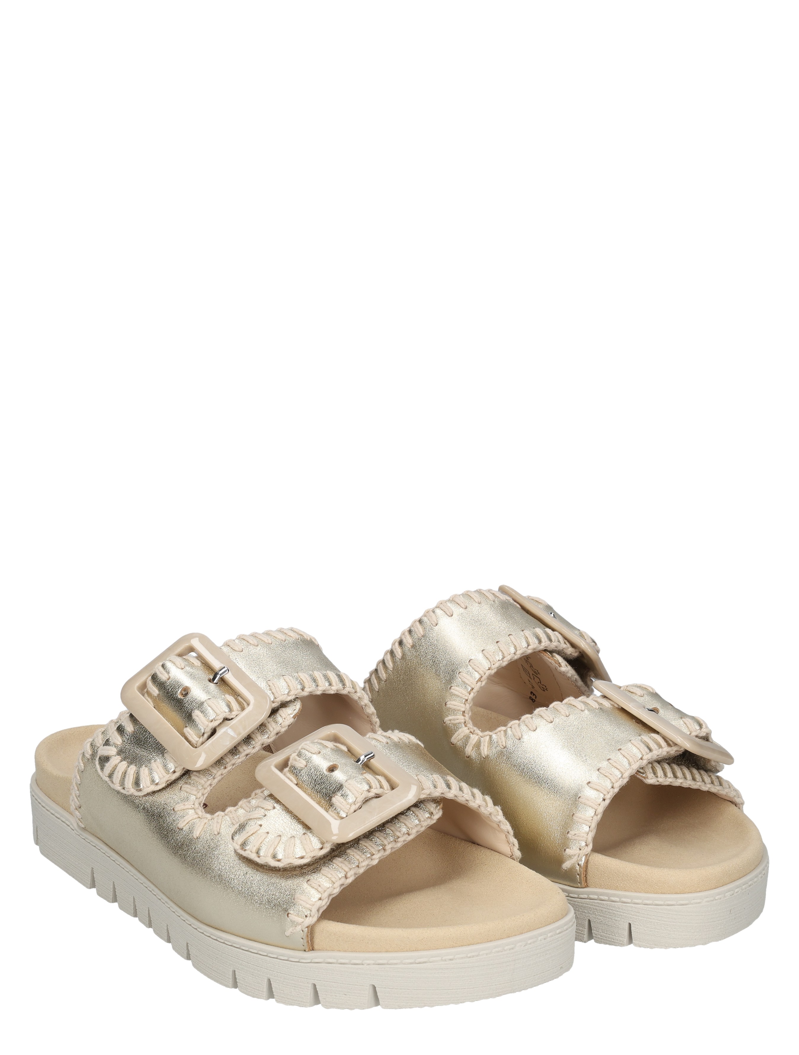 Gabor - 83.741.62 62 platino - Dames - Muiltjes - 50683_53_6