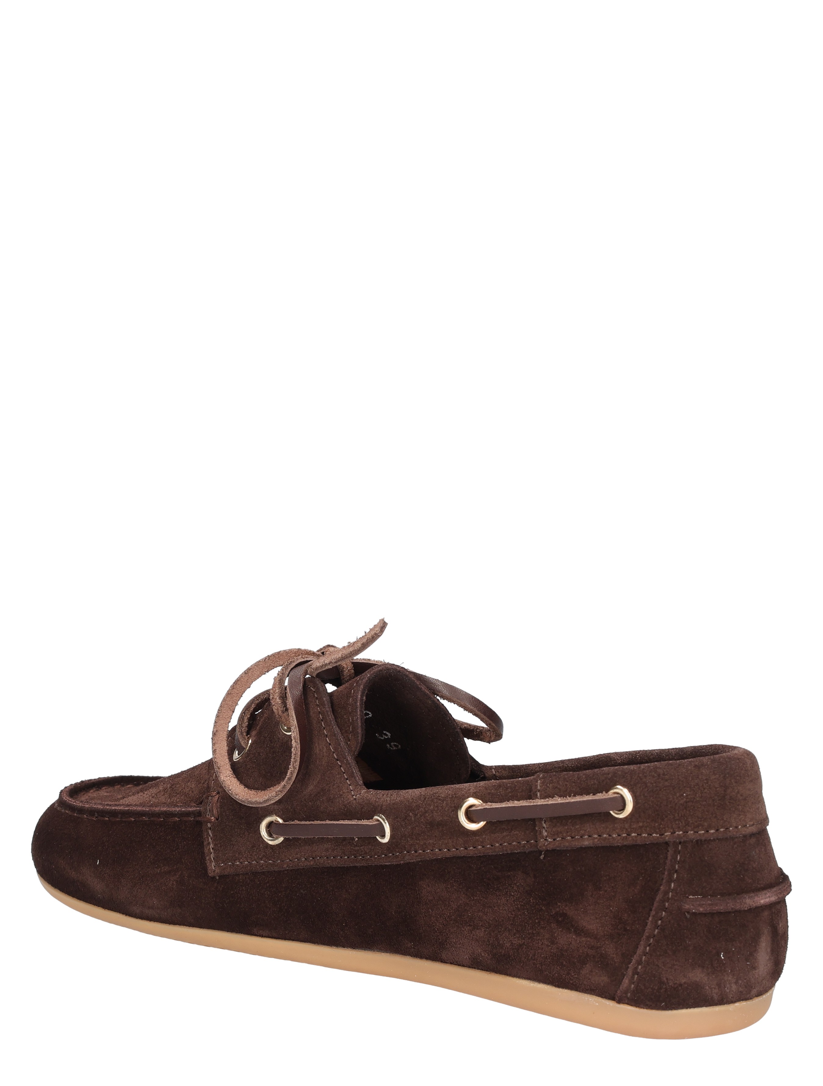 Miss Behave - Xanthi 1-d Dark Brown Suede Loafer - Dames - Veterschoenen - Casual Veterschoenen - 50762_22_4
