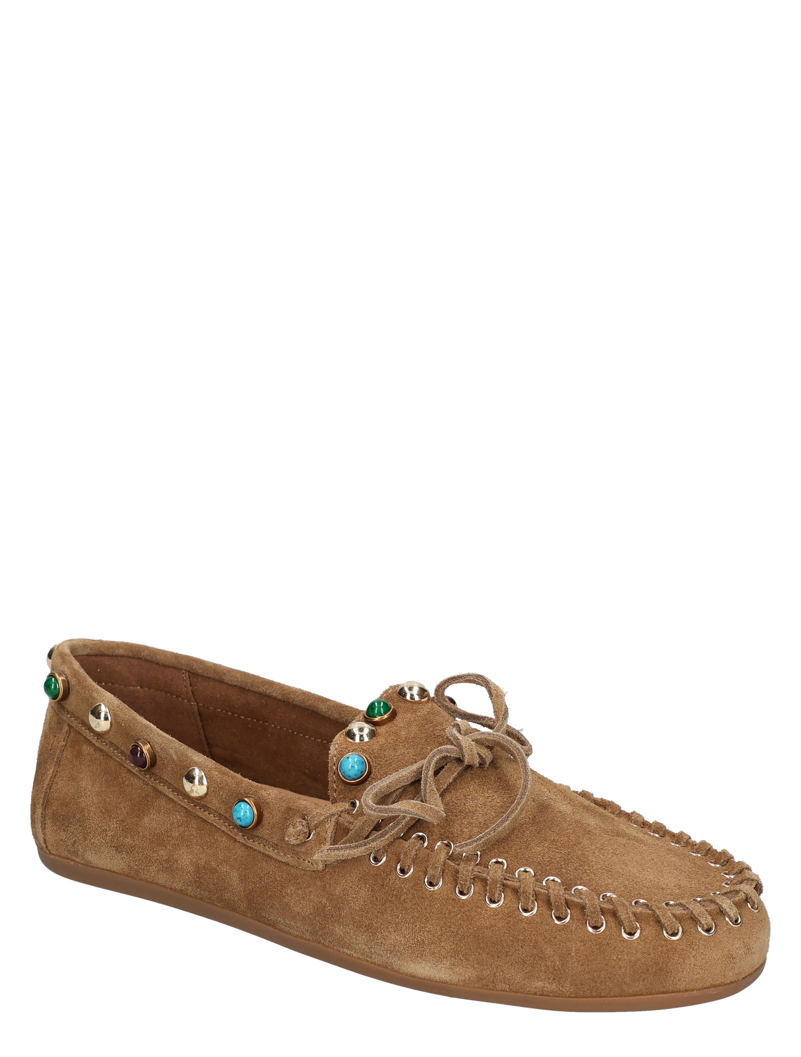 suede, moccassin, loafers, laced, embellished