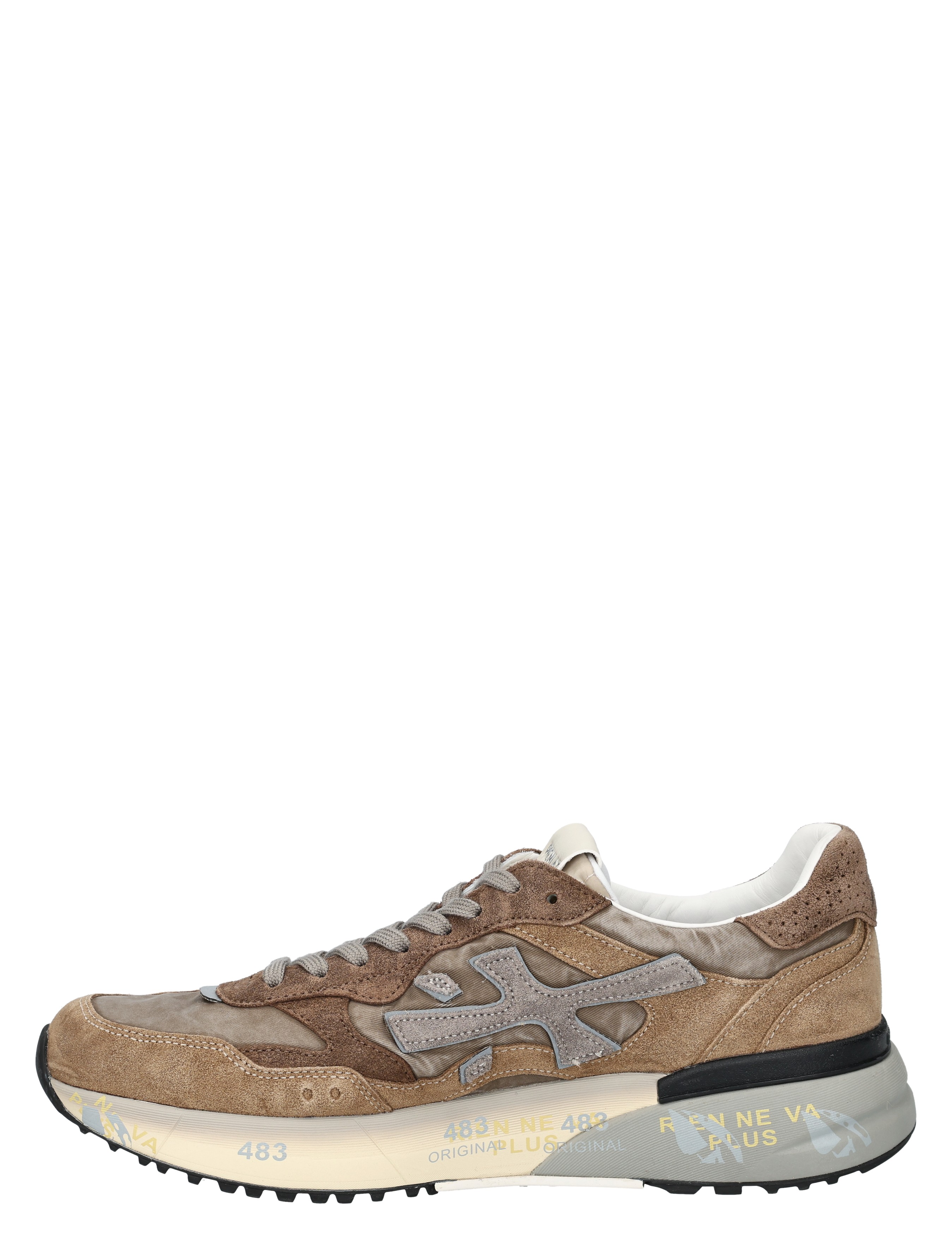 Premiata - Mick Men 8437 Beige Grey - Heren - Lage Sneakers - Sneakers - 51087_79_2