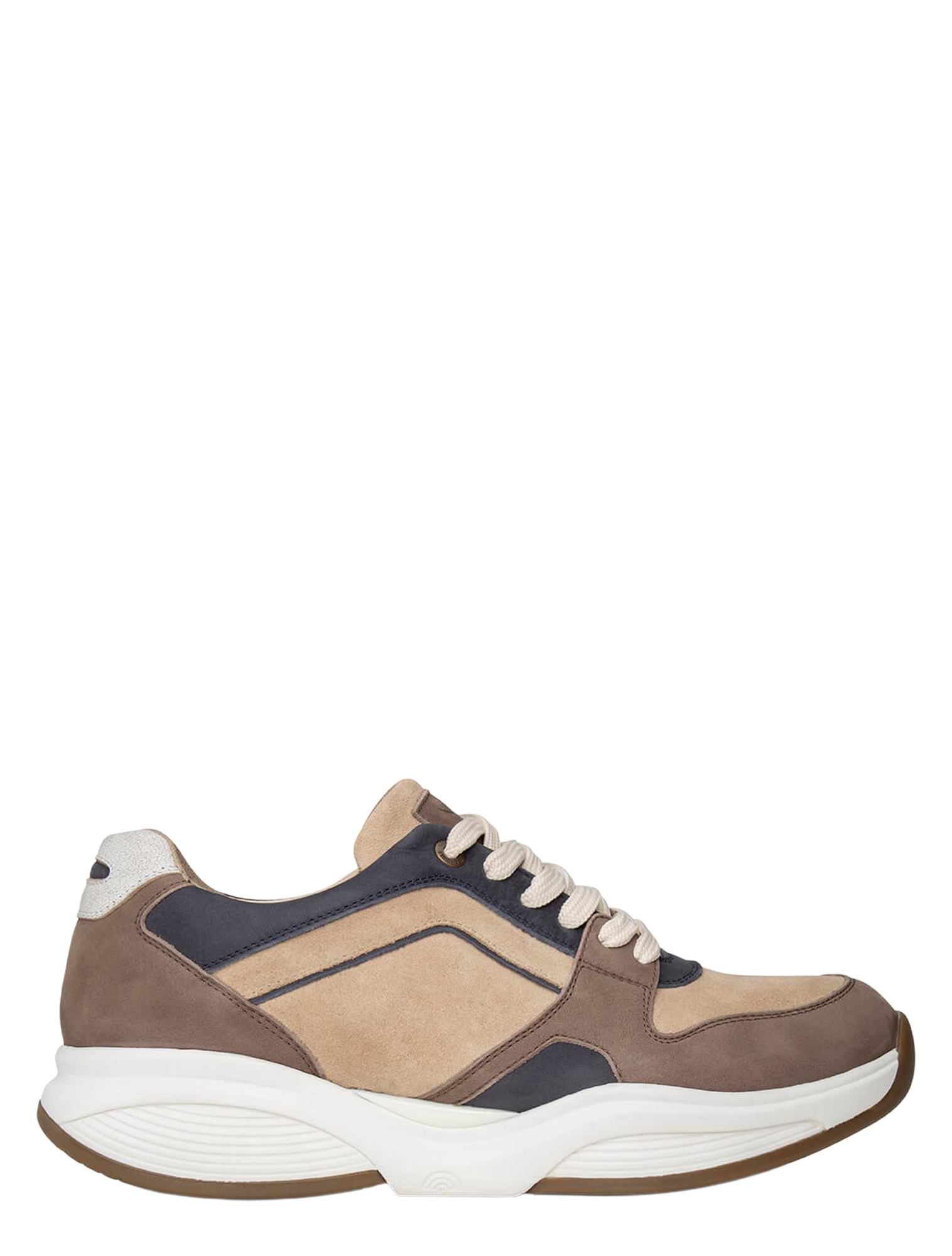 Xsensible - 32502.2  Dark Taupe Combi H-Wijdte - Heren - Veterschoenen - Casual Veterschoenen - 51663_22_1