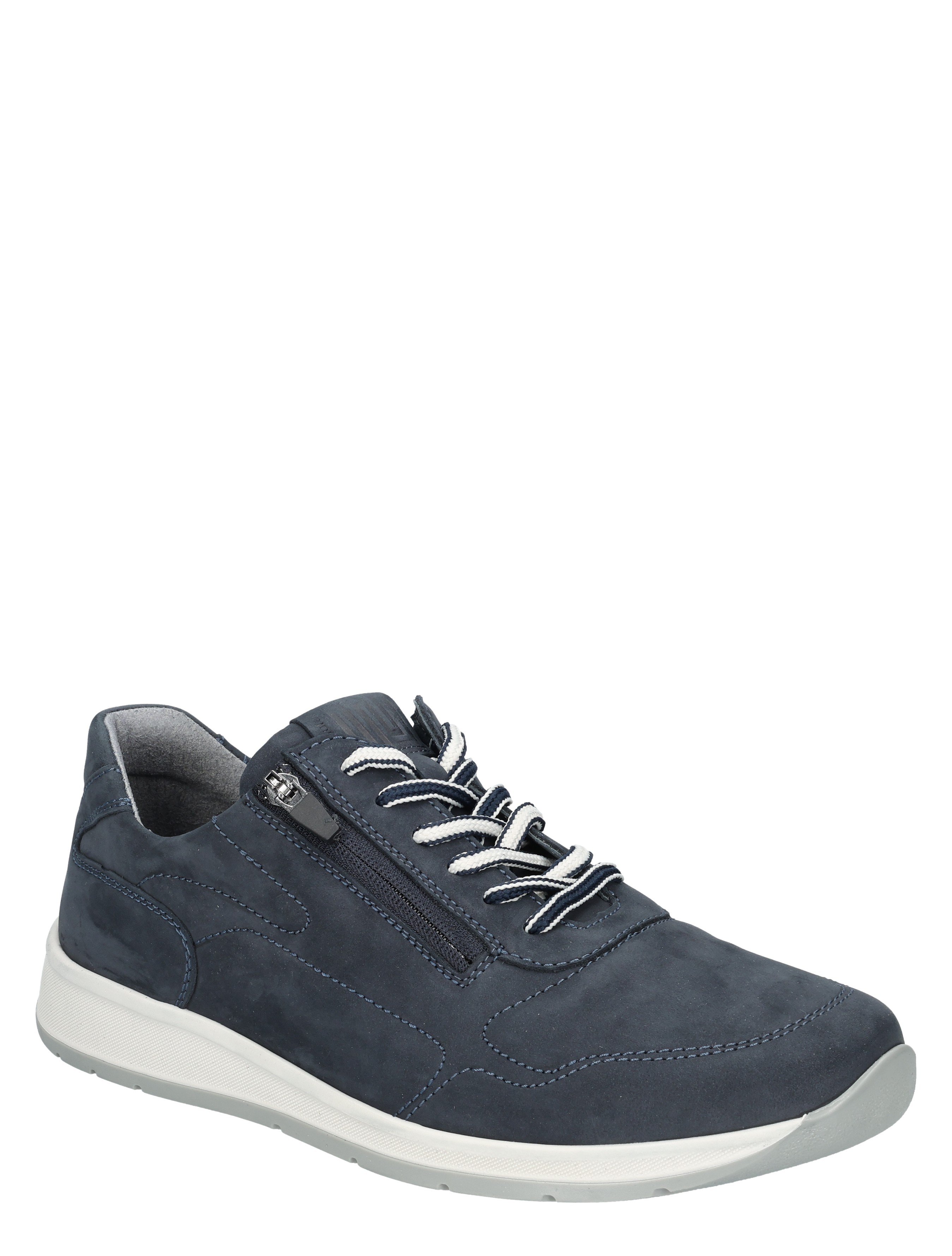 sneaker, navy, lithe, zipper, laces