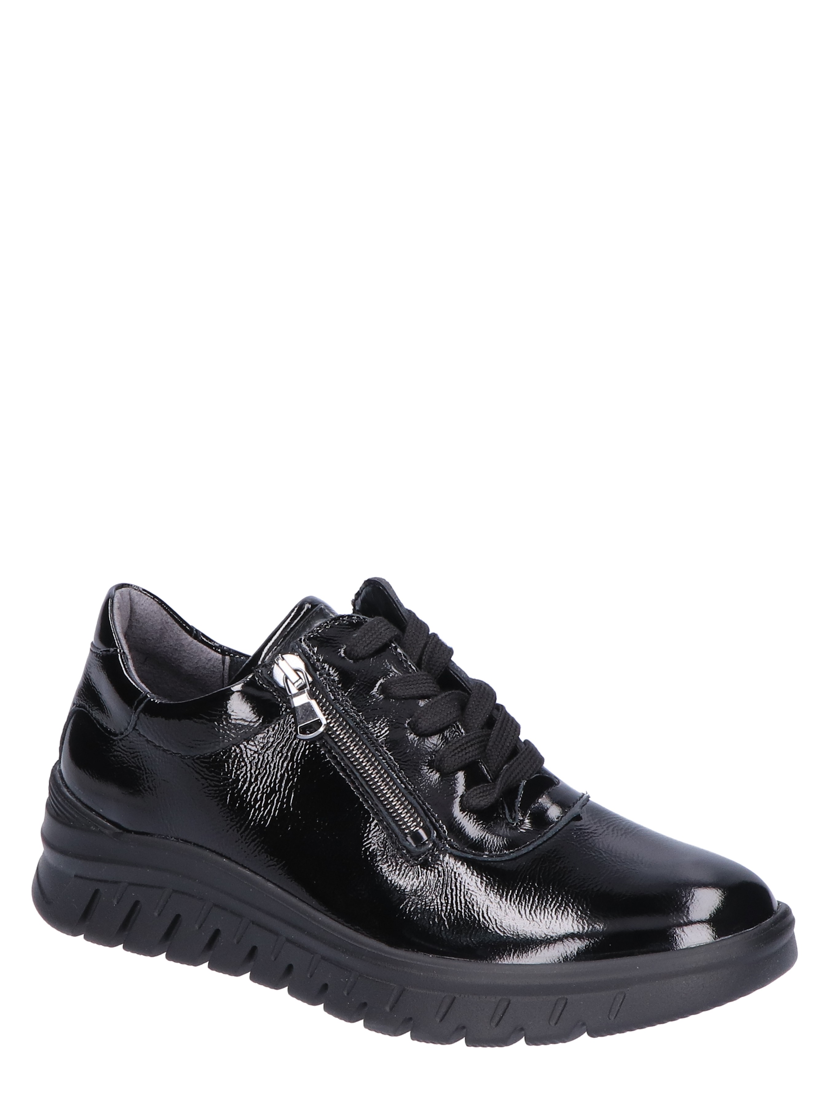 Waldlaufer - 913001 Taipei Black H-Wijdte - Dames - Veterschoenen - Casual Veterschoenen - 45601_10_3