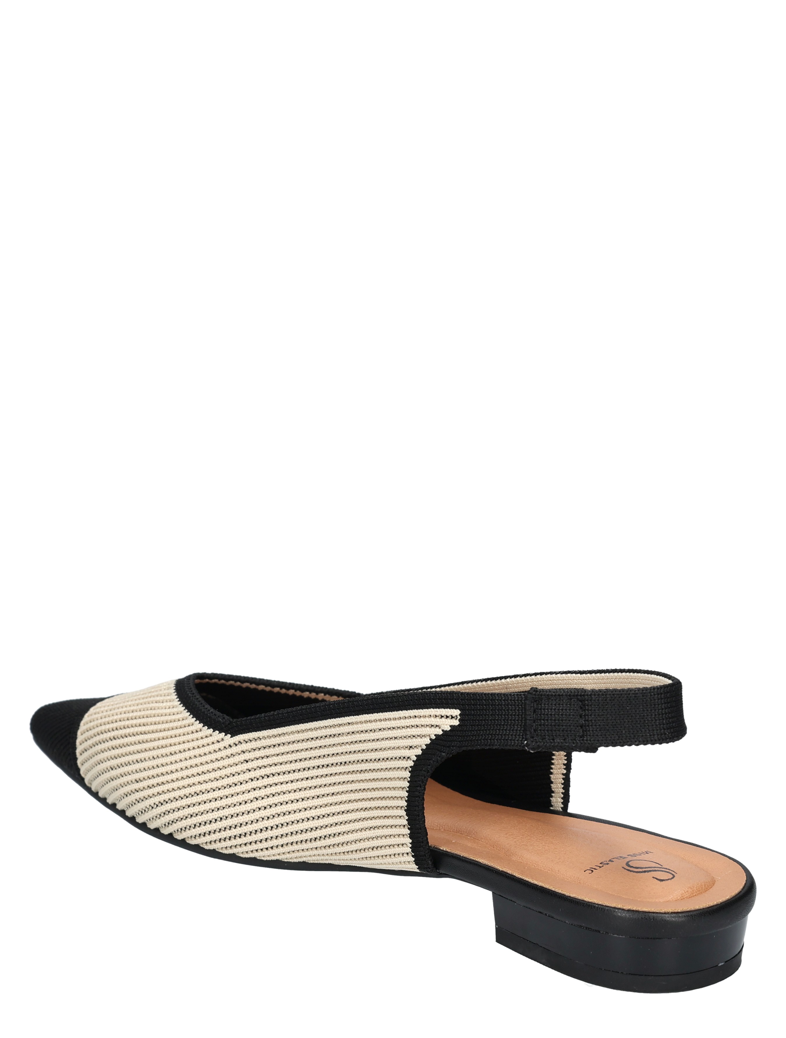 Miss Elastic - Marni 75051-65-77 Crema Negro - Ballerinas - Dames - 50743_71_4