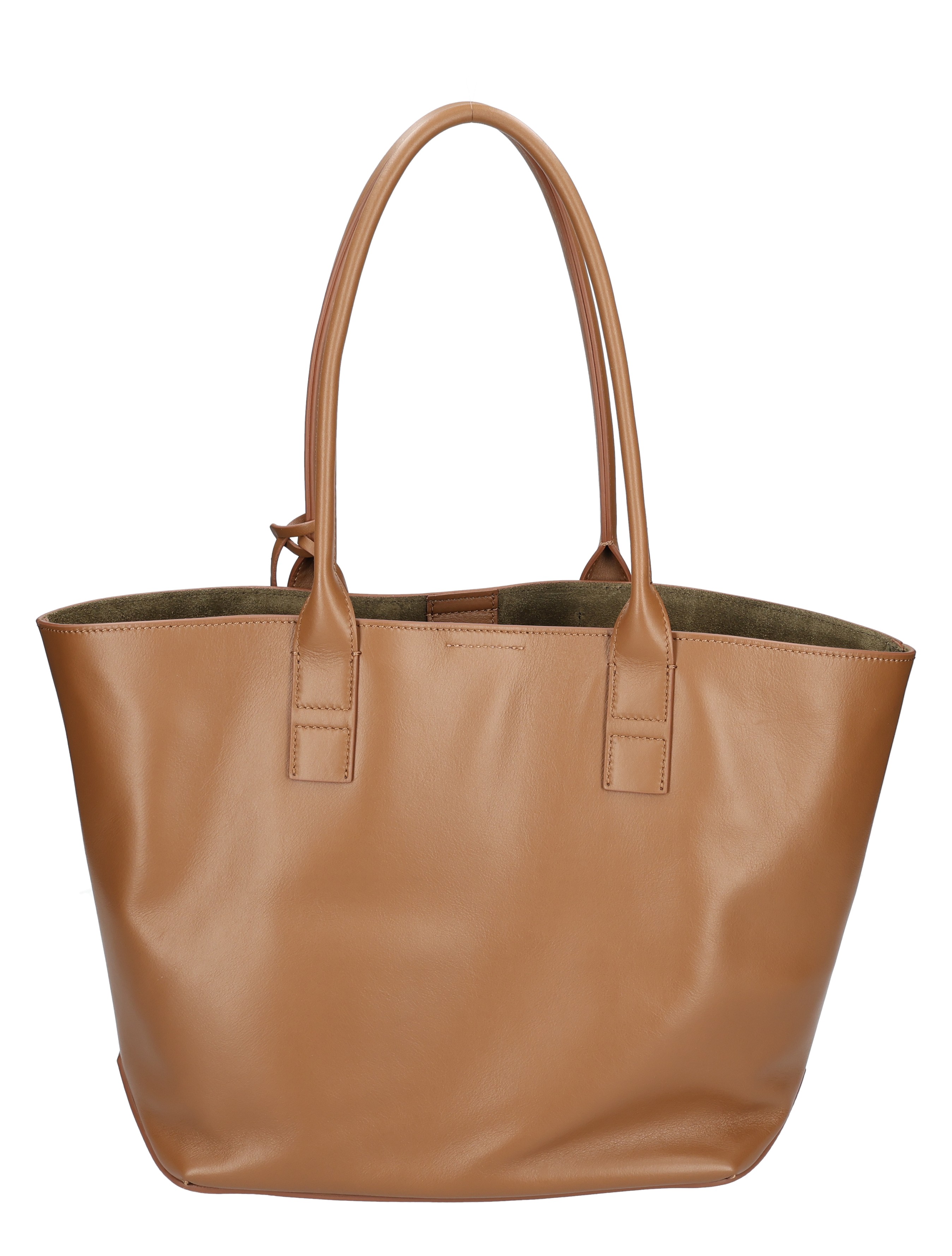 Hogan - Script Shopping Bag Small Brown - Dames - Schoudertassen - 49671_22_2