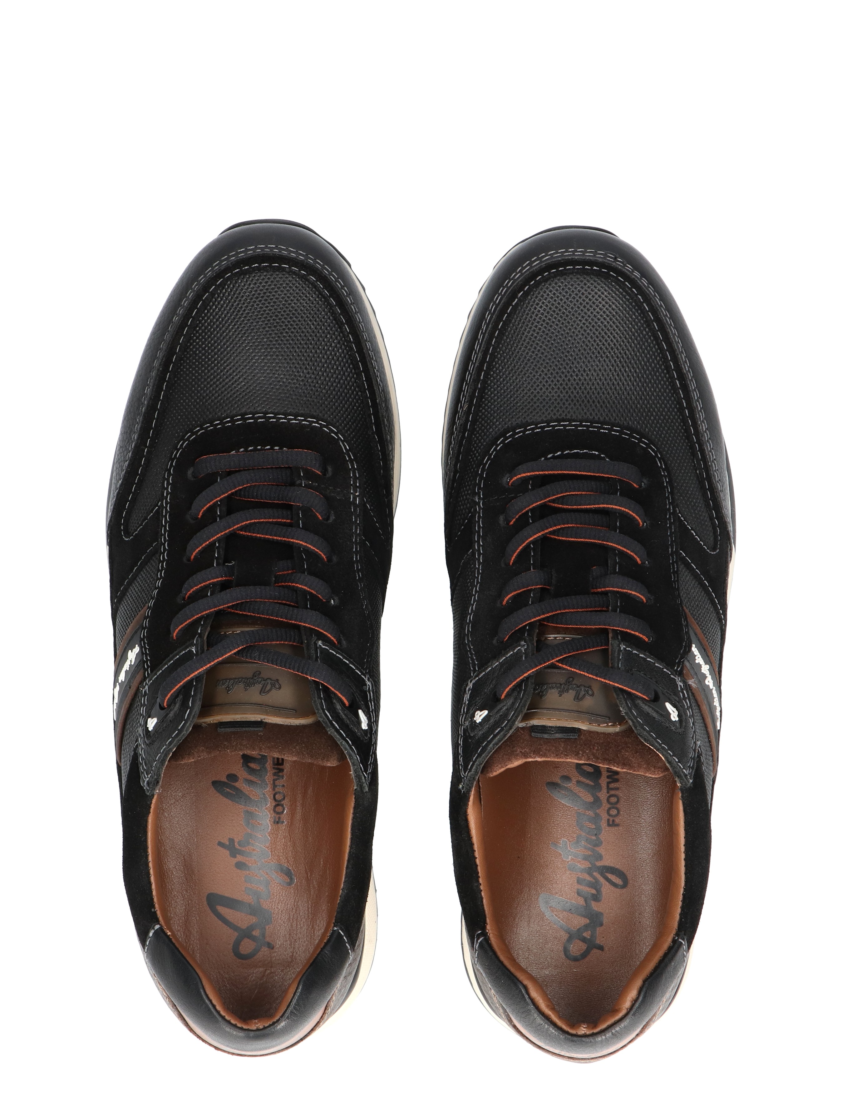 Australian - Filmon Black Cognac - Heren - Veterschoenen - Casual Veterschoenen - 48941_11_7