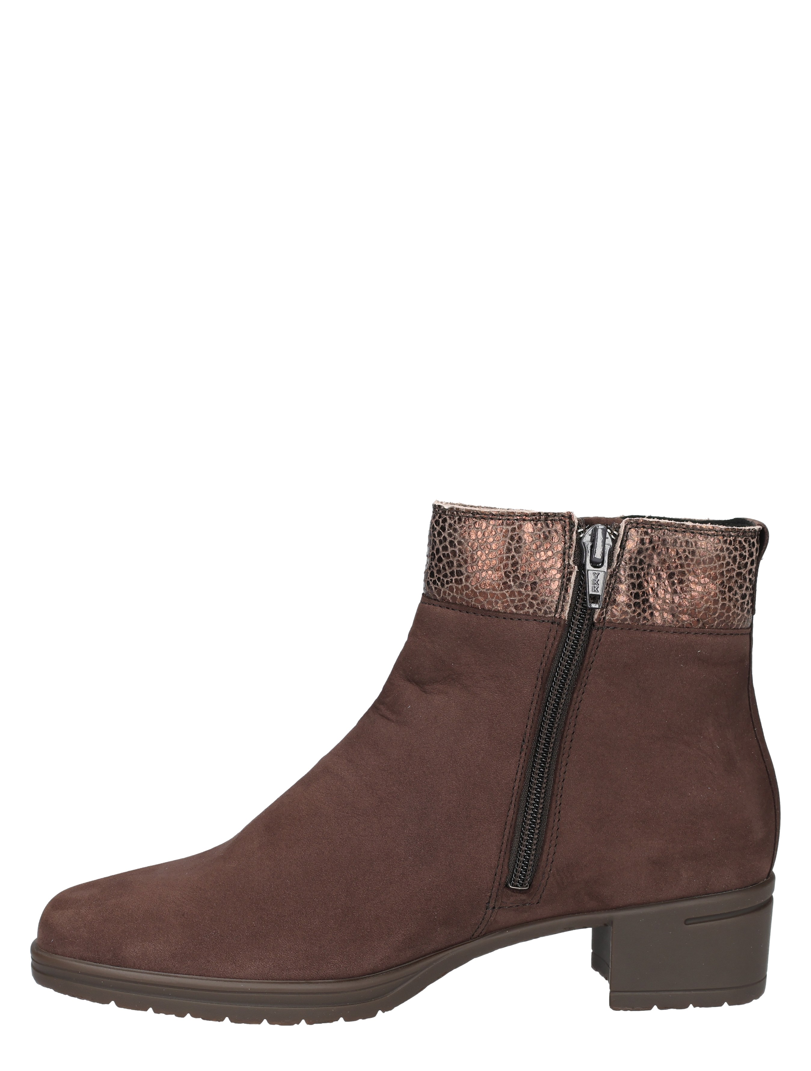 Hartjes - XS Hip Hop Boot Dark Brown H-Wijdte - Dames - Boots - Enkellaarsjes - 48893_22_2