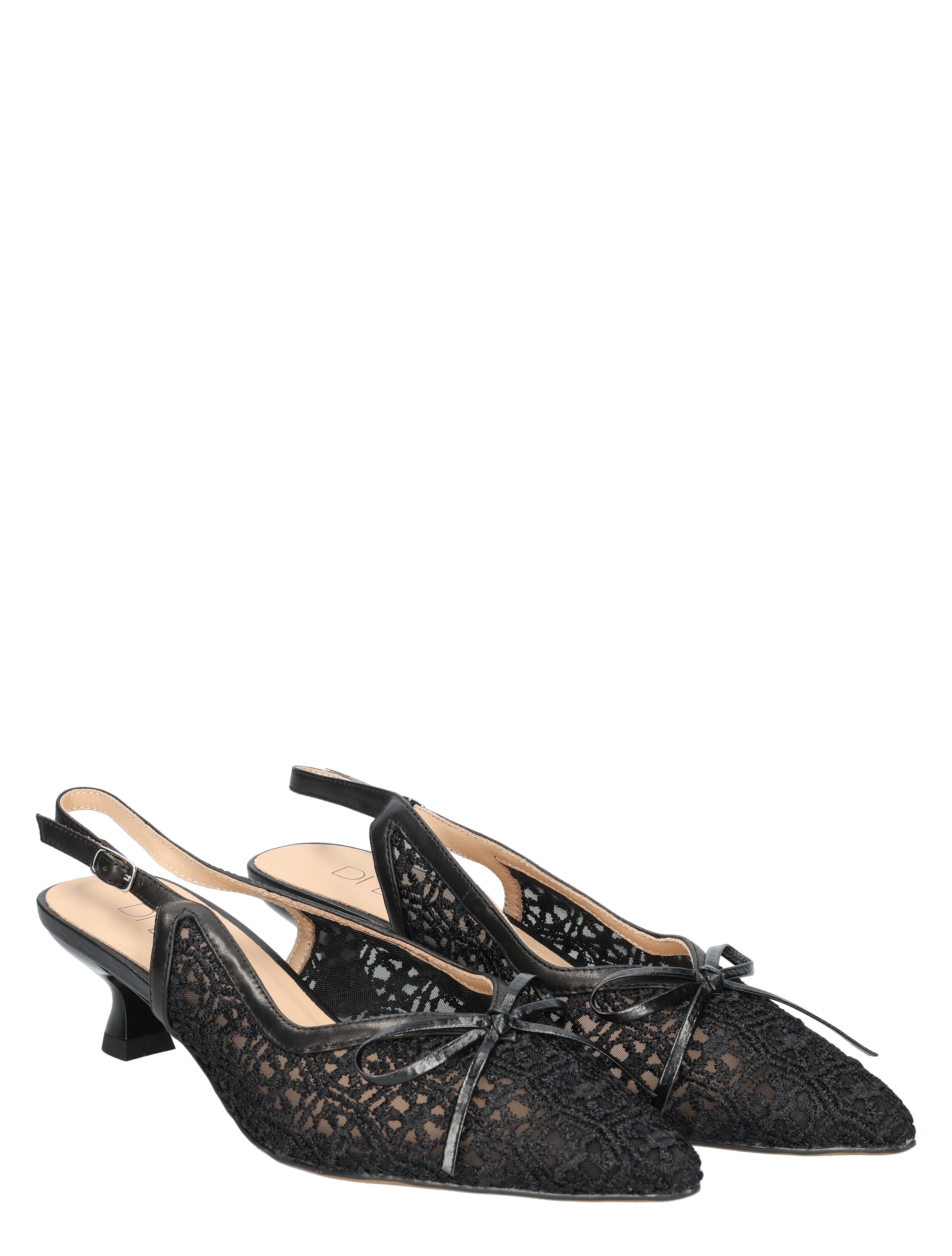 Di Lauro - Dana Black Lace - Dames - Pumps - 50269_11_5