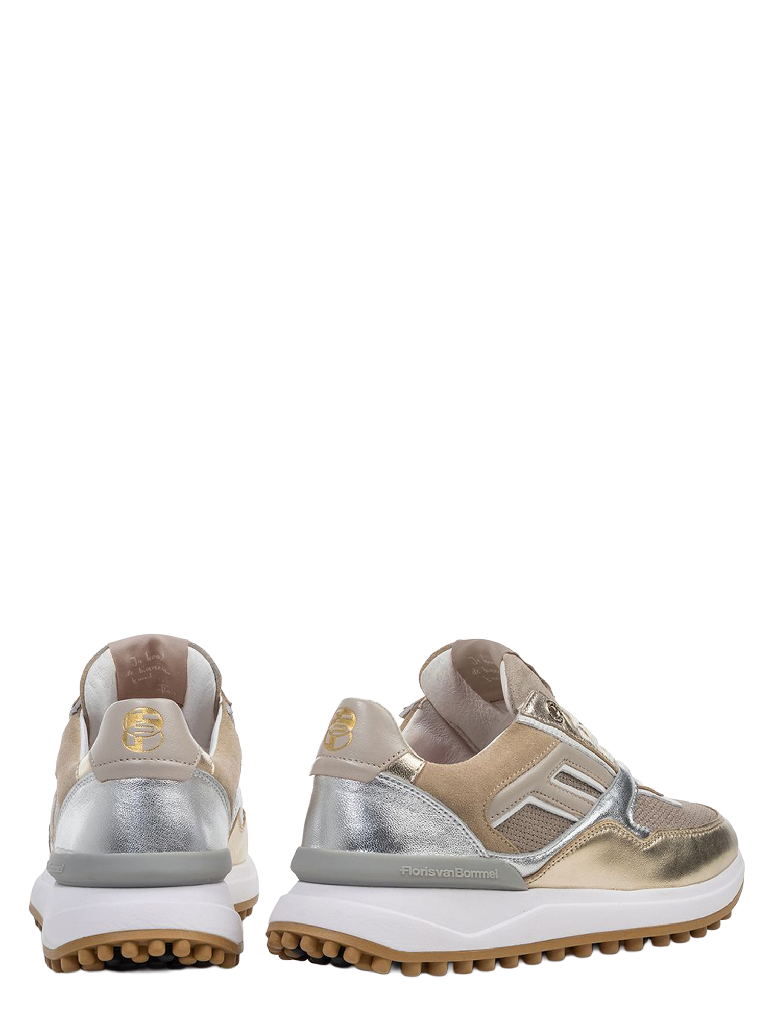 Floris van Bommel - Noppi 10170 52.02 Gold - Dames - Sneakers - Lage Sneakers - 51497_53_4