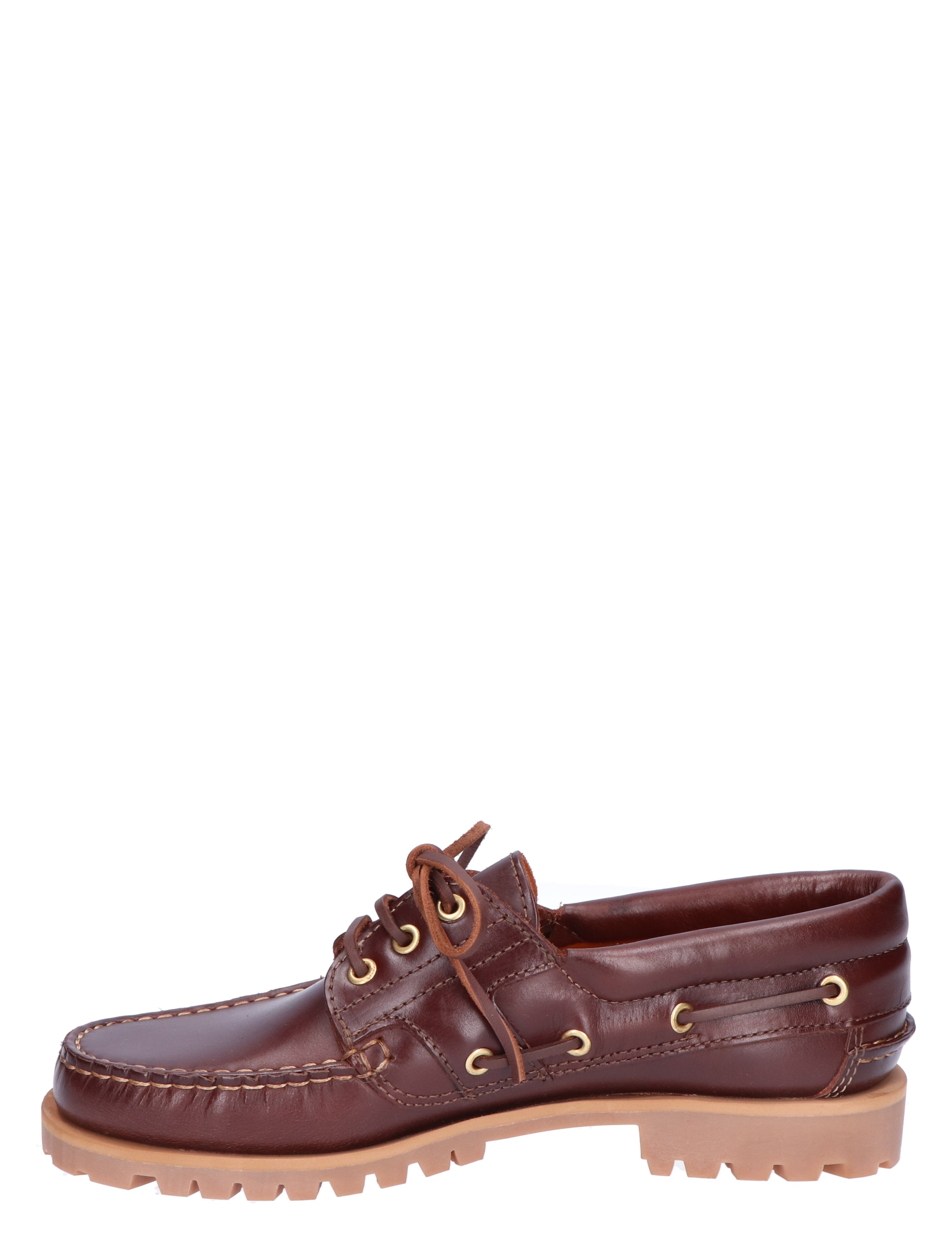 Van Bommel - 30001 Boat Shoe 27-01 Brown G-Wijdte - Heren - Veterschoenen - Casual Veterschoenen - 18374_22_2