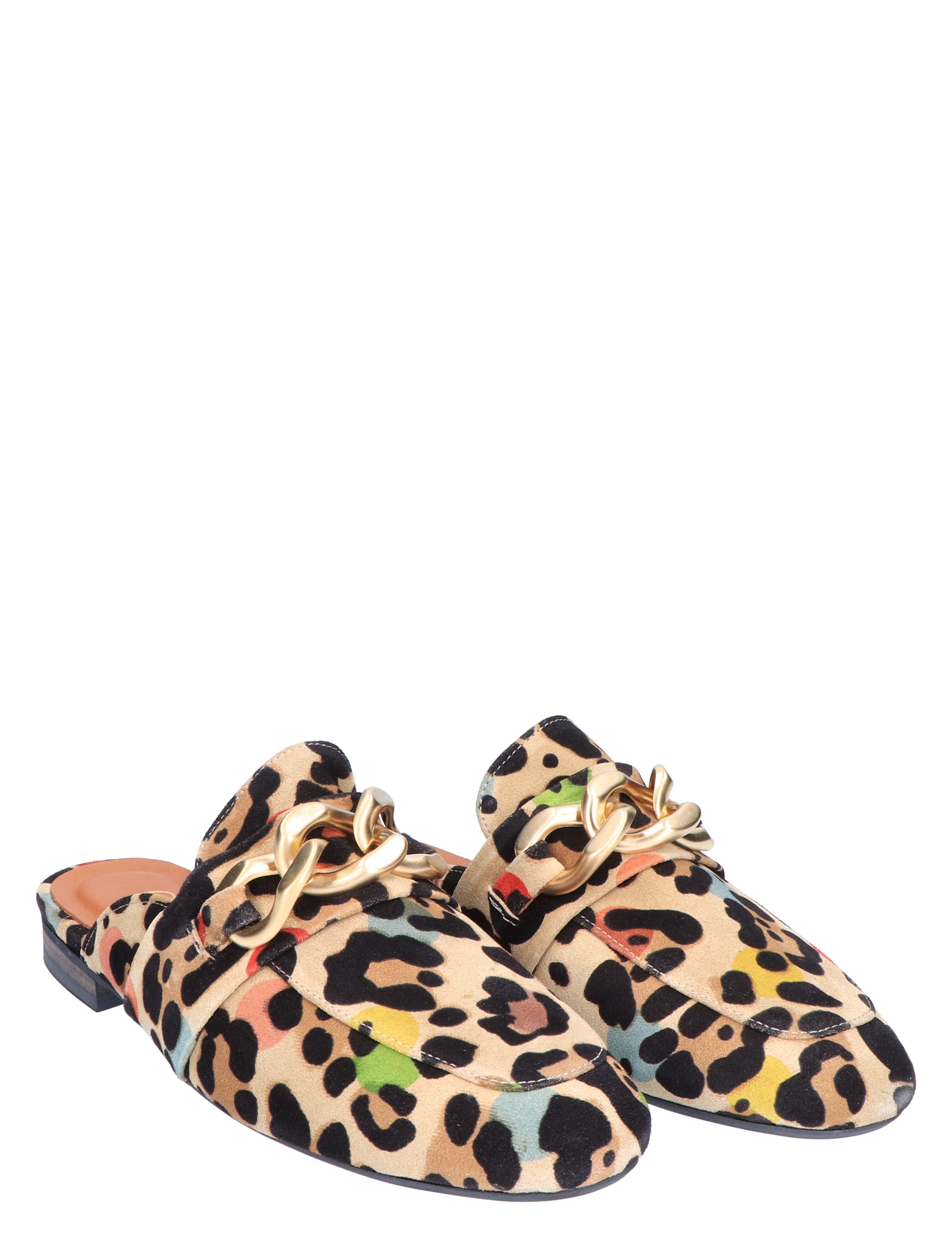 Gioia - Tianna-2 2510034 Multi Leopard Suede - Dames - Muiltjes - 47684_59_5