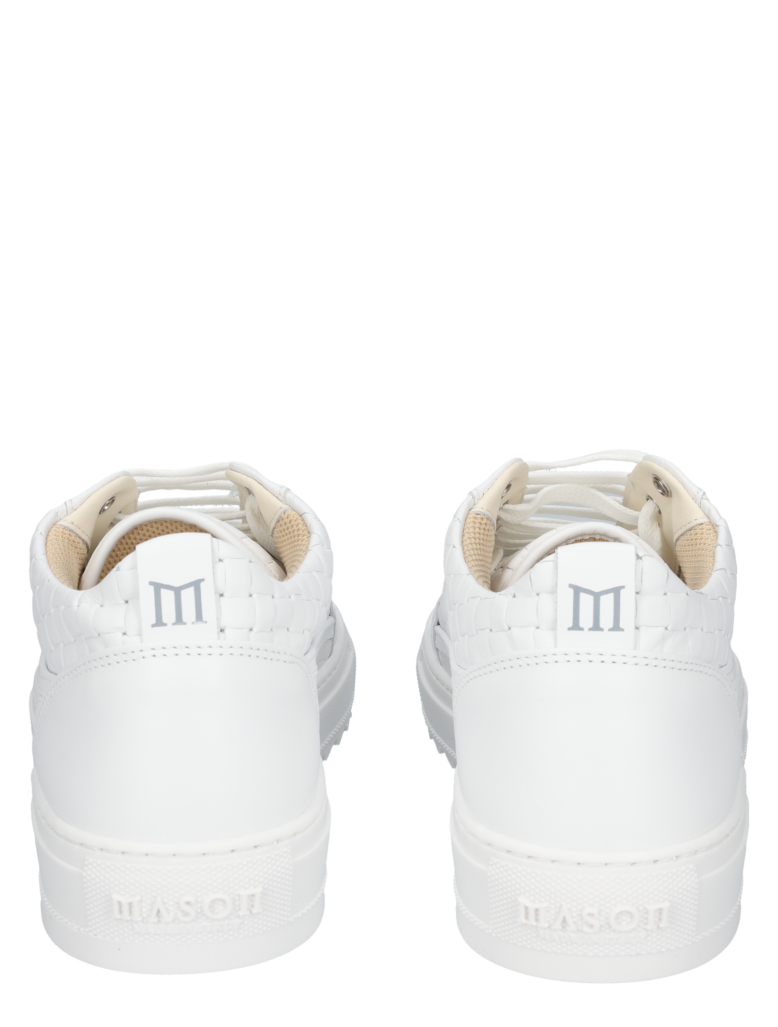 white, sneakers, low-cut, back view, athletic