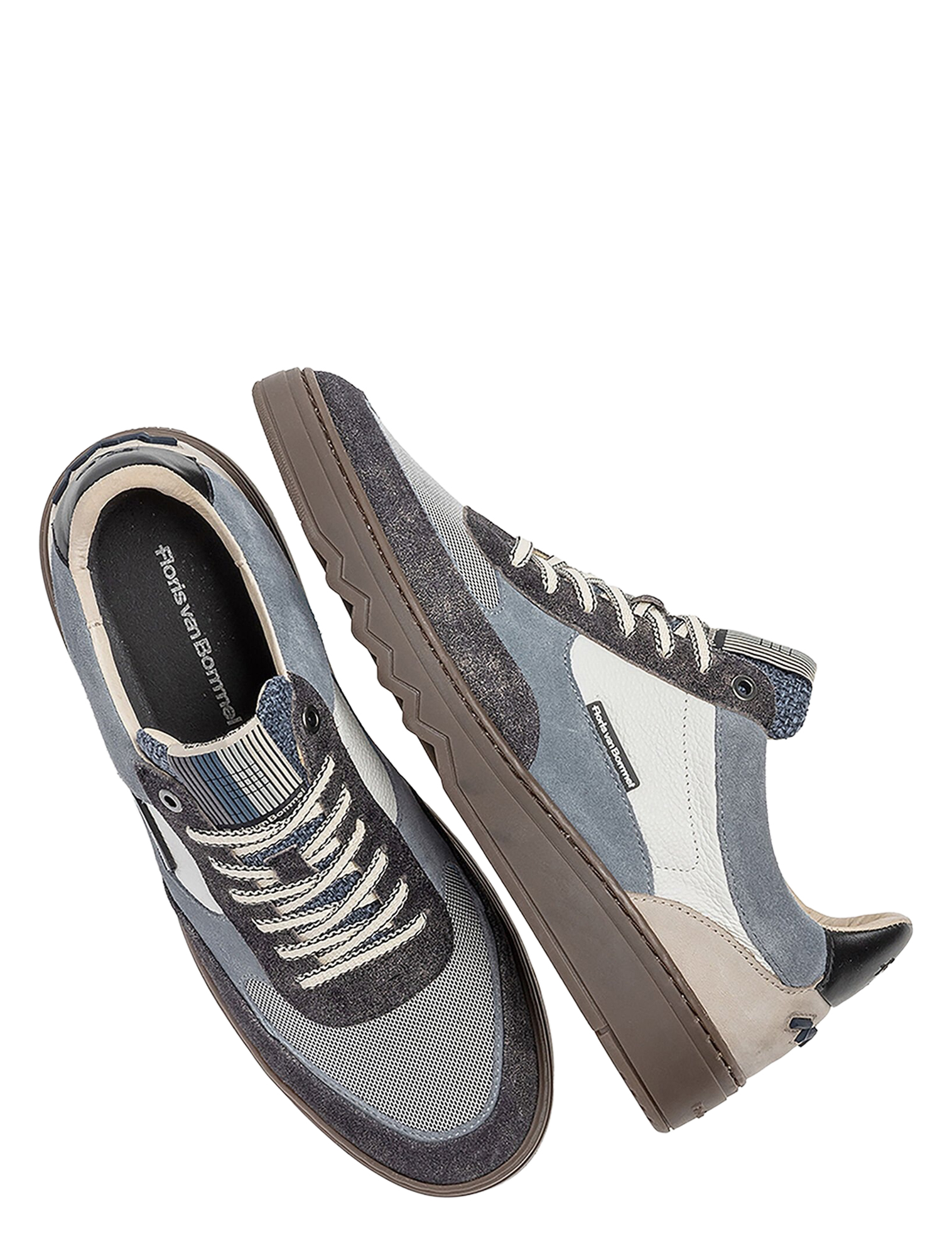 Floris van Bommel - De Kupster SFM-10143 31-01 DarkGrey G+ Wijdte - Heren - Lage Sneakers - Sneakers - 50114_99_3