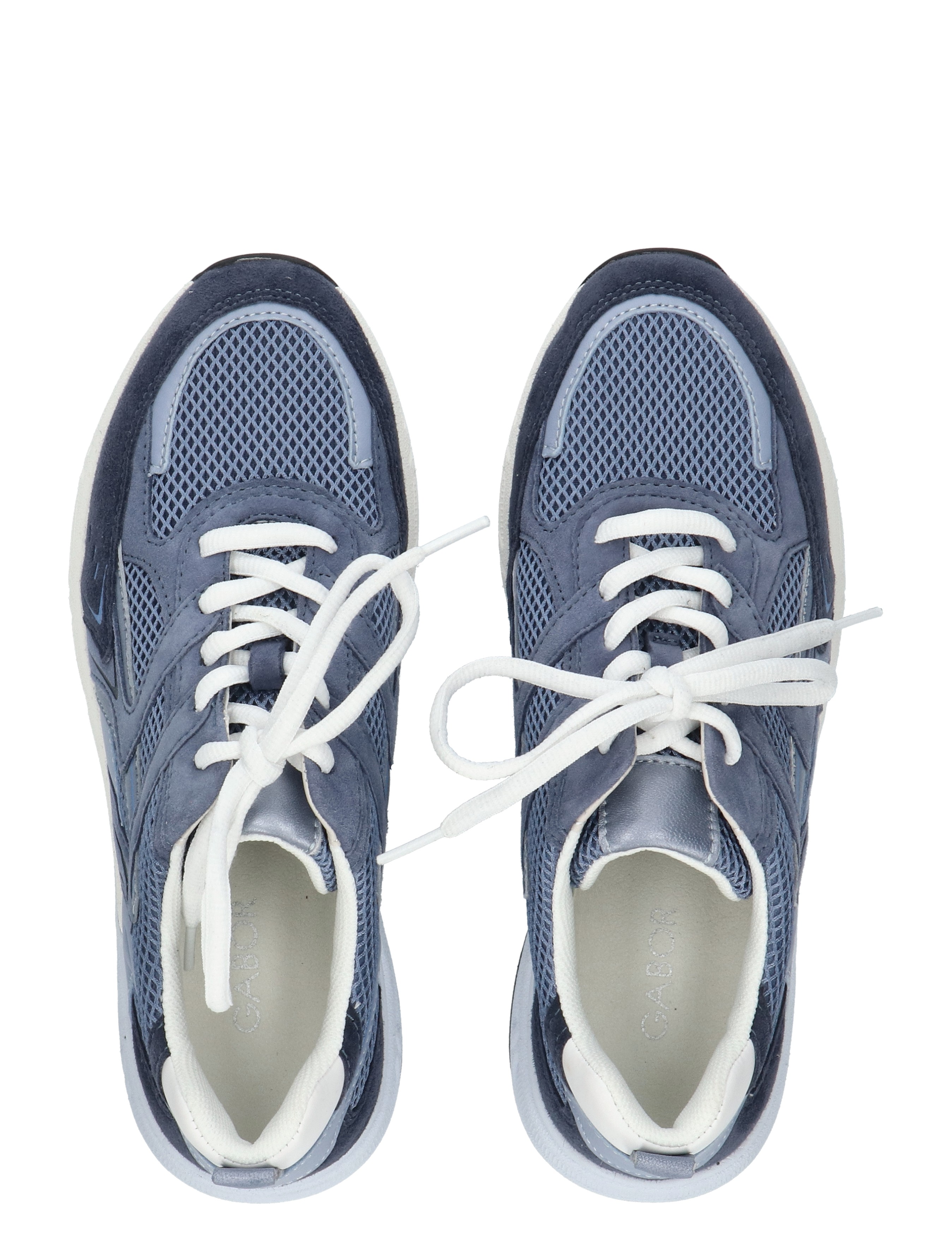 Gabor - 86.586.46 46 blue k./weiss - Dames - Veterschoenen - Casual Veterschoenen - 50004_33_7