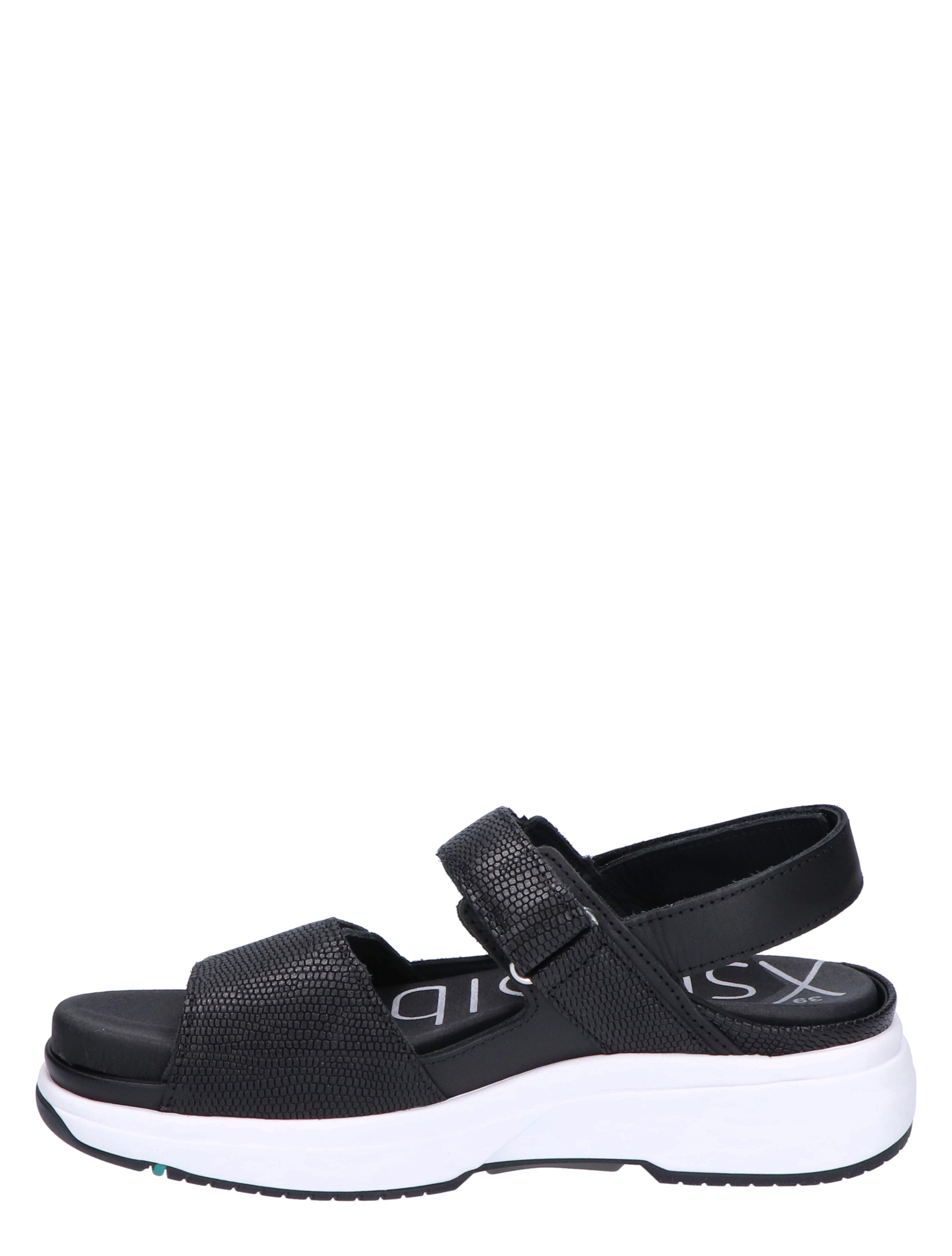 Xsensible - 30700.5 Aruba 009 Black G/H Wijdte - Dames - Sandalen - 43888_11_2