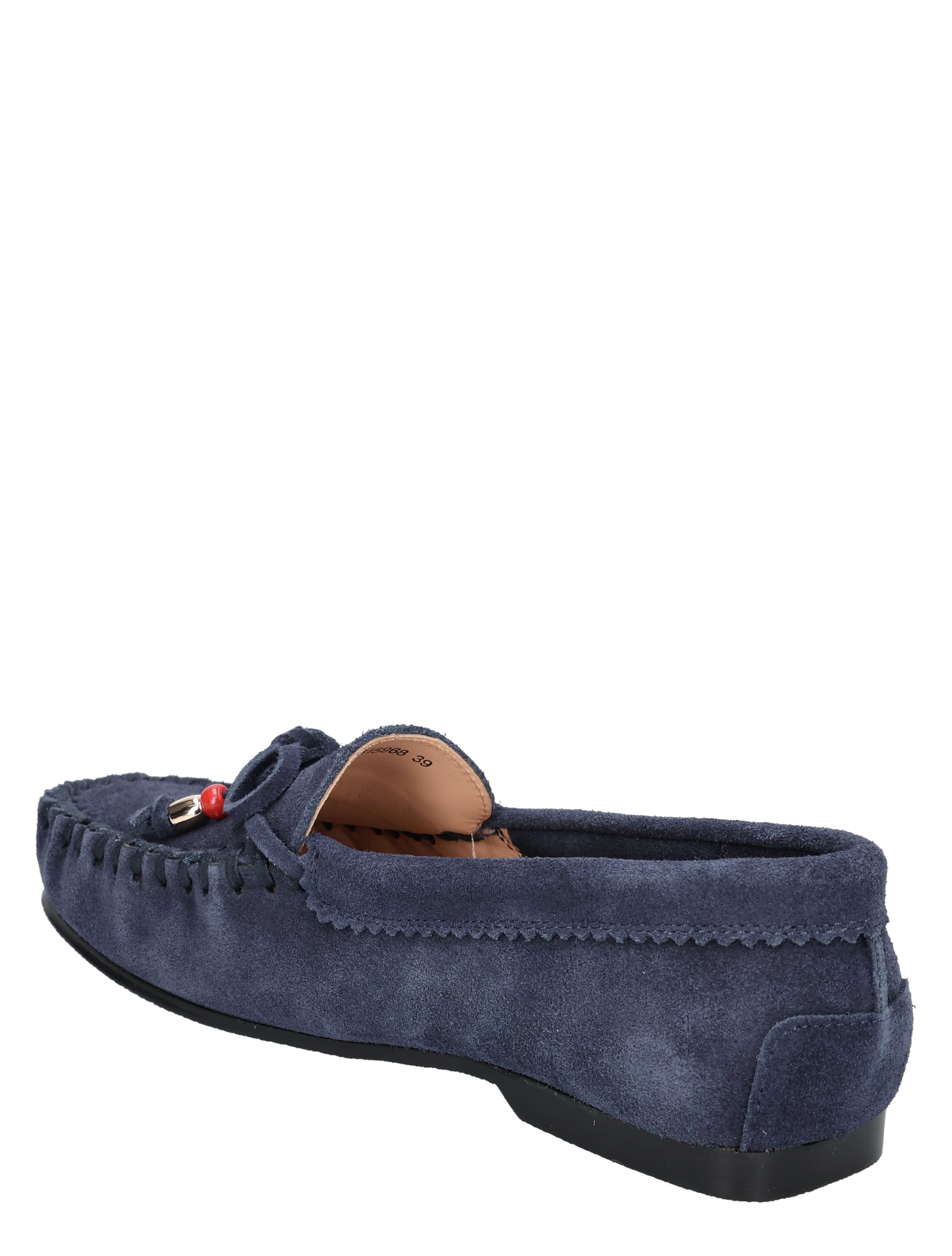 slipper, mocassin, suede, donkermodel, navy