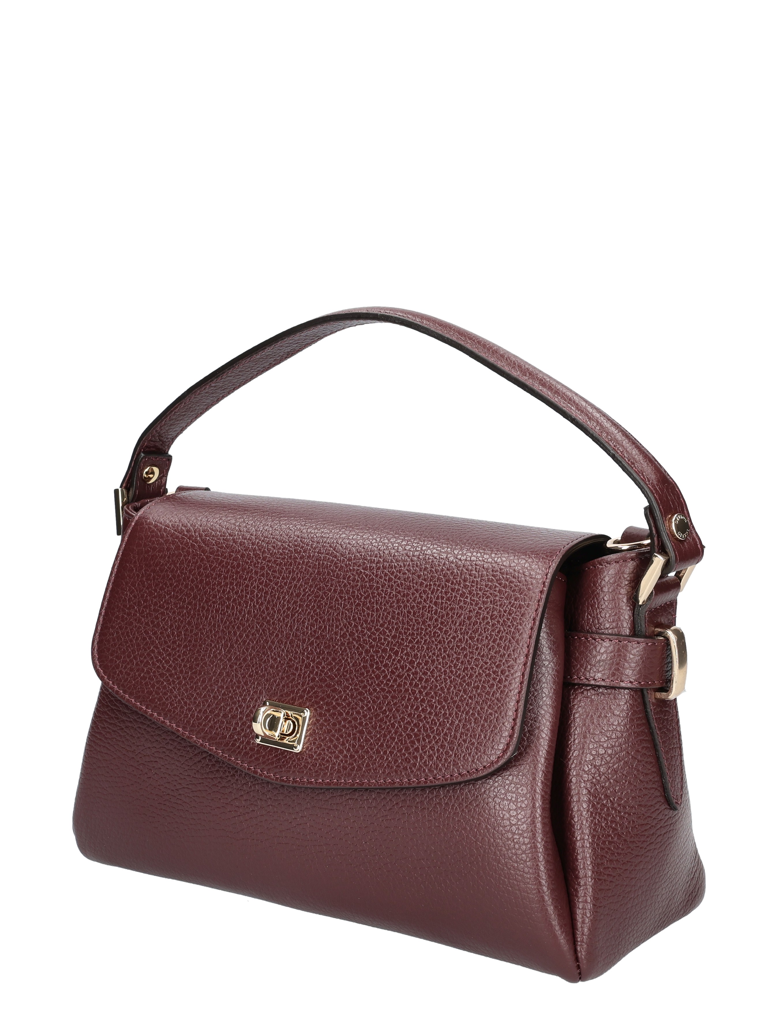 handtas, luxe, bordeaux, grained leather, gouden hardware