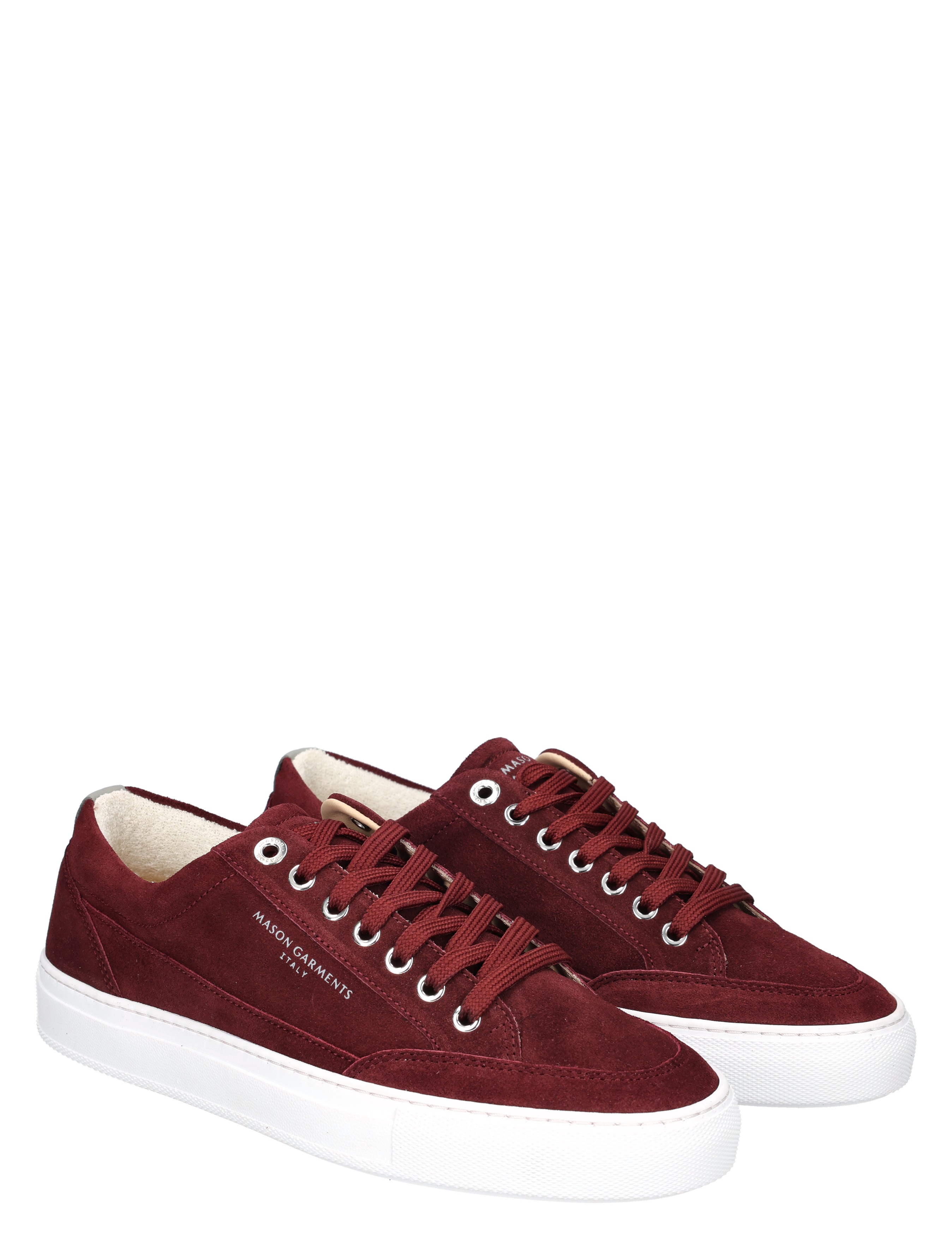 suede, burgundy, low-top, sneakers, white sole