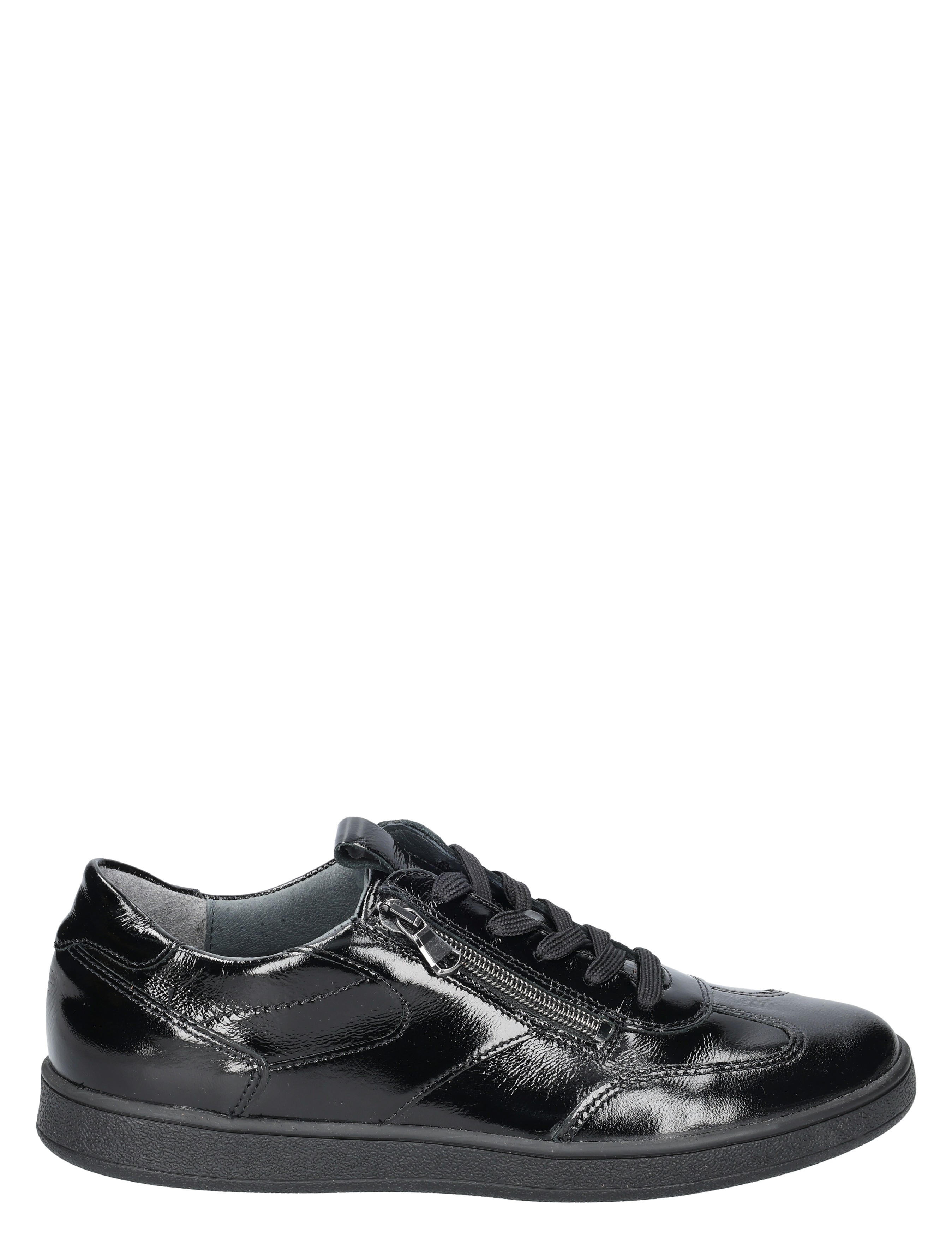 Waldlaufer - 704005  Black H-Wijdte - Dames - Veterschoenen - Casual Veterschoenen - 51701_11_1