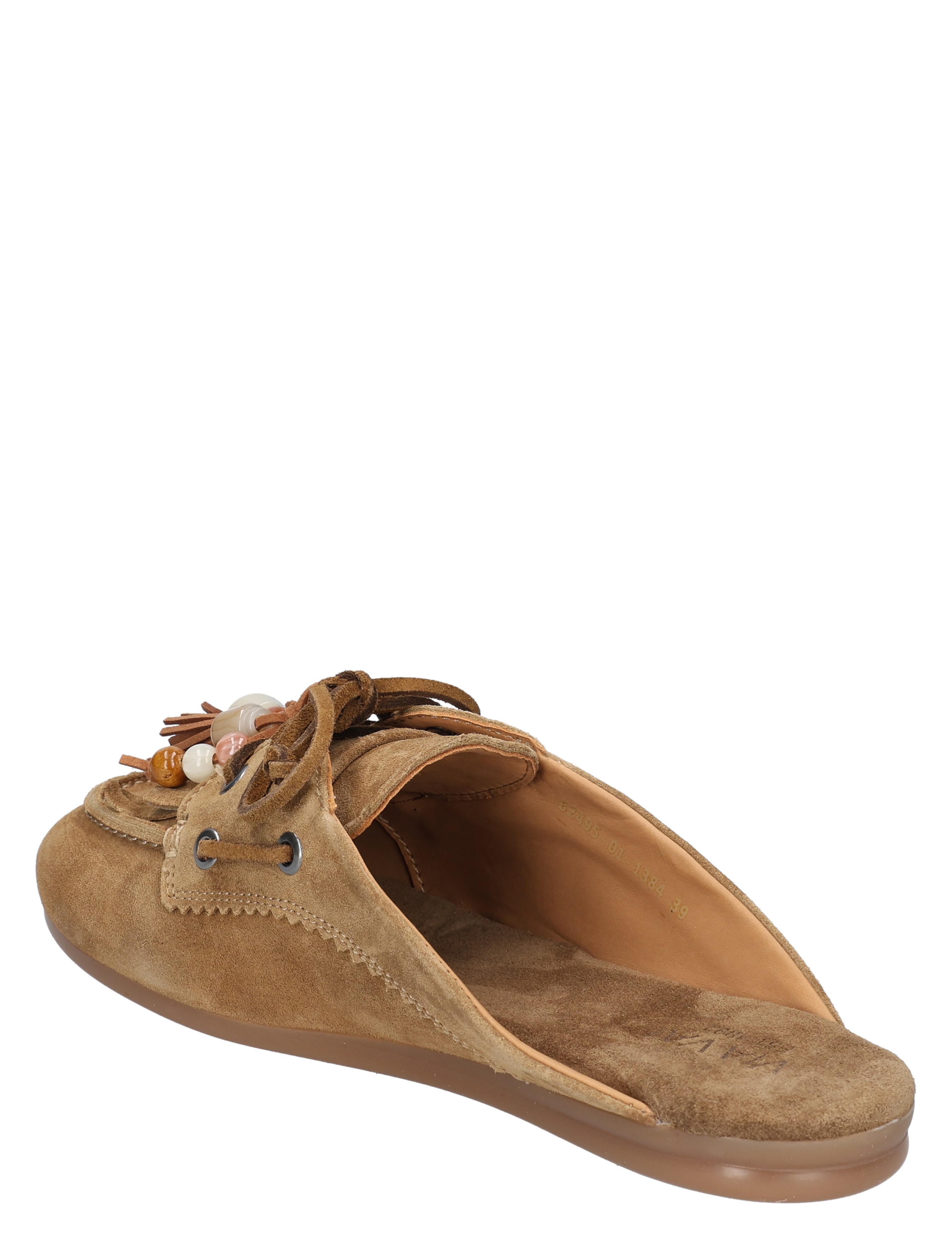 slipper, suede, beige, lacing, decoratieve-kralen, slipper, mocassin, suede, beige, beachwear