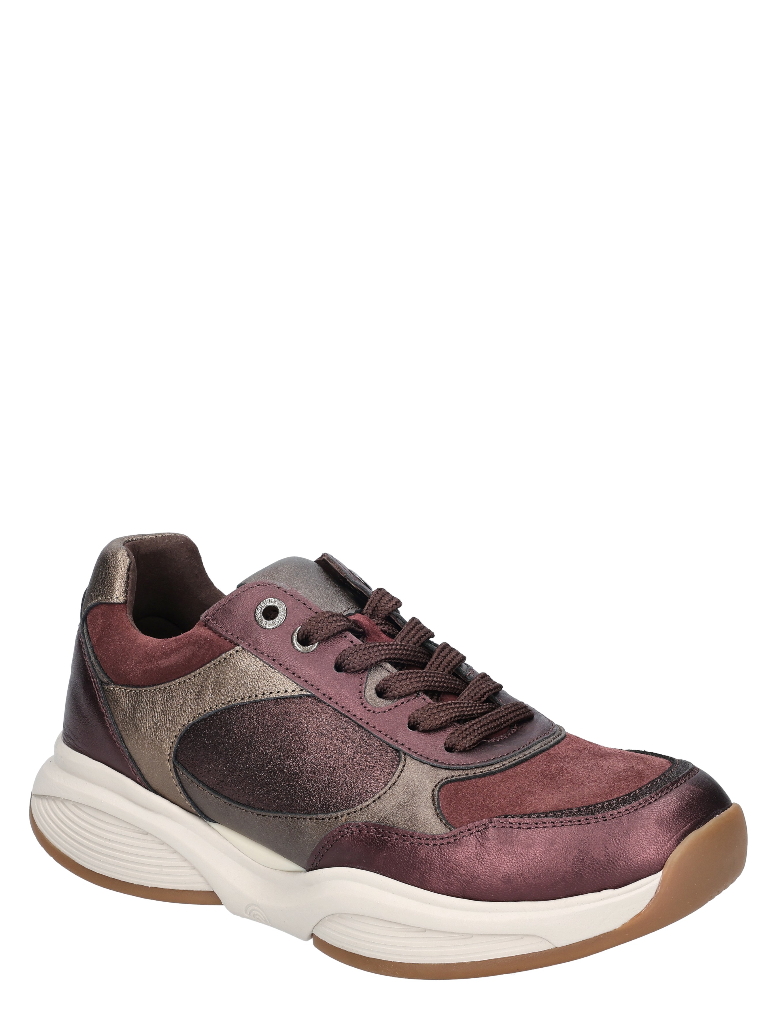 sneaker, wedge sole, lilac, burgundy, suede