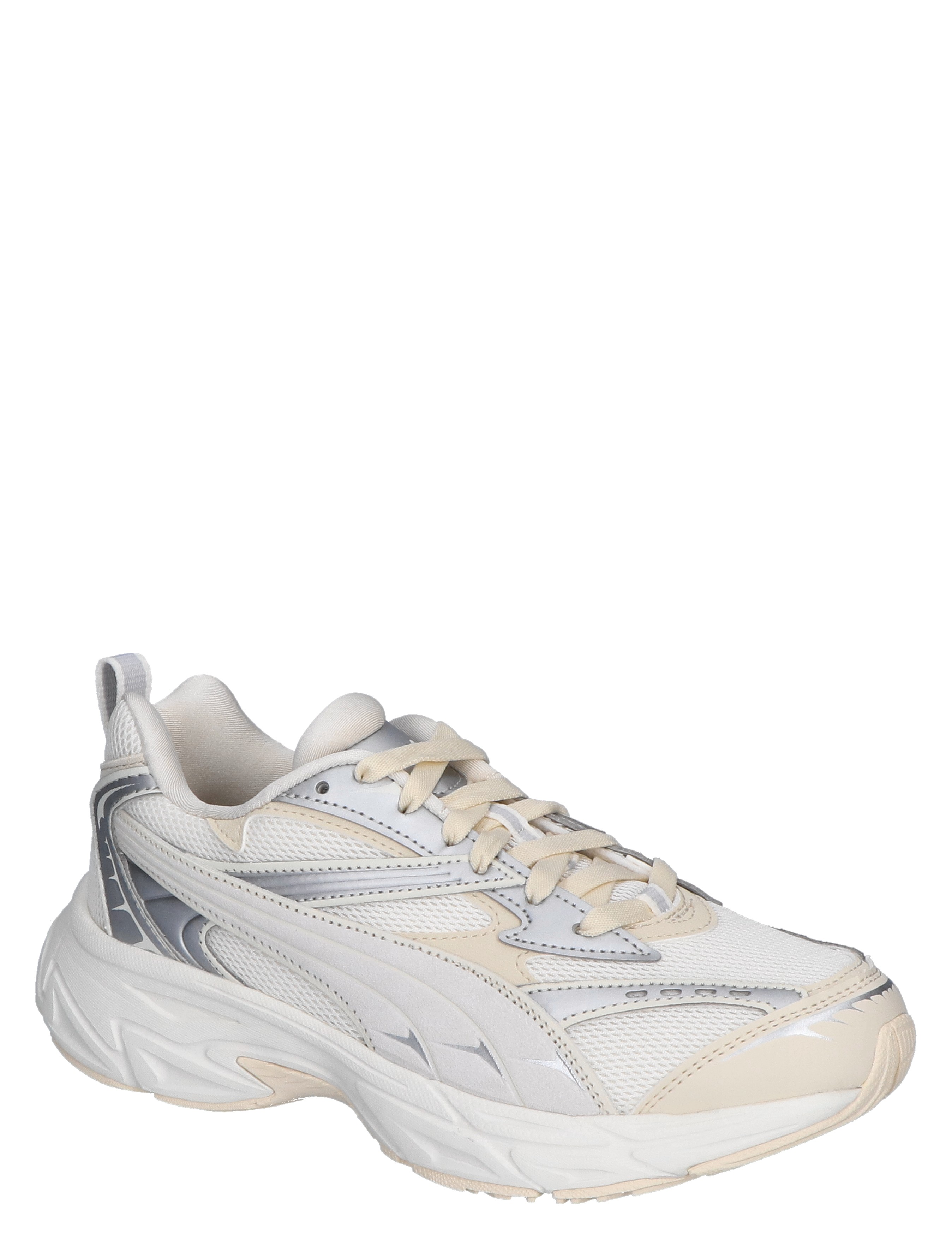Puma - Morphic Retro 395920 06 Warm White Silver - Sneakers - Dames - Lage Sneakers - 46462_77_3