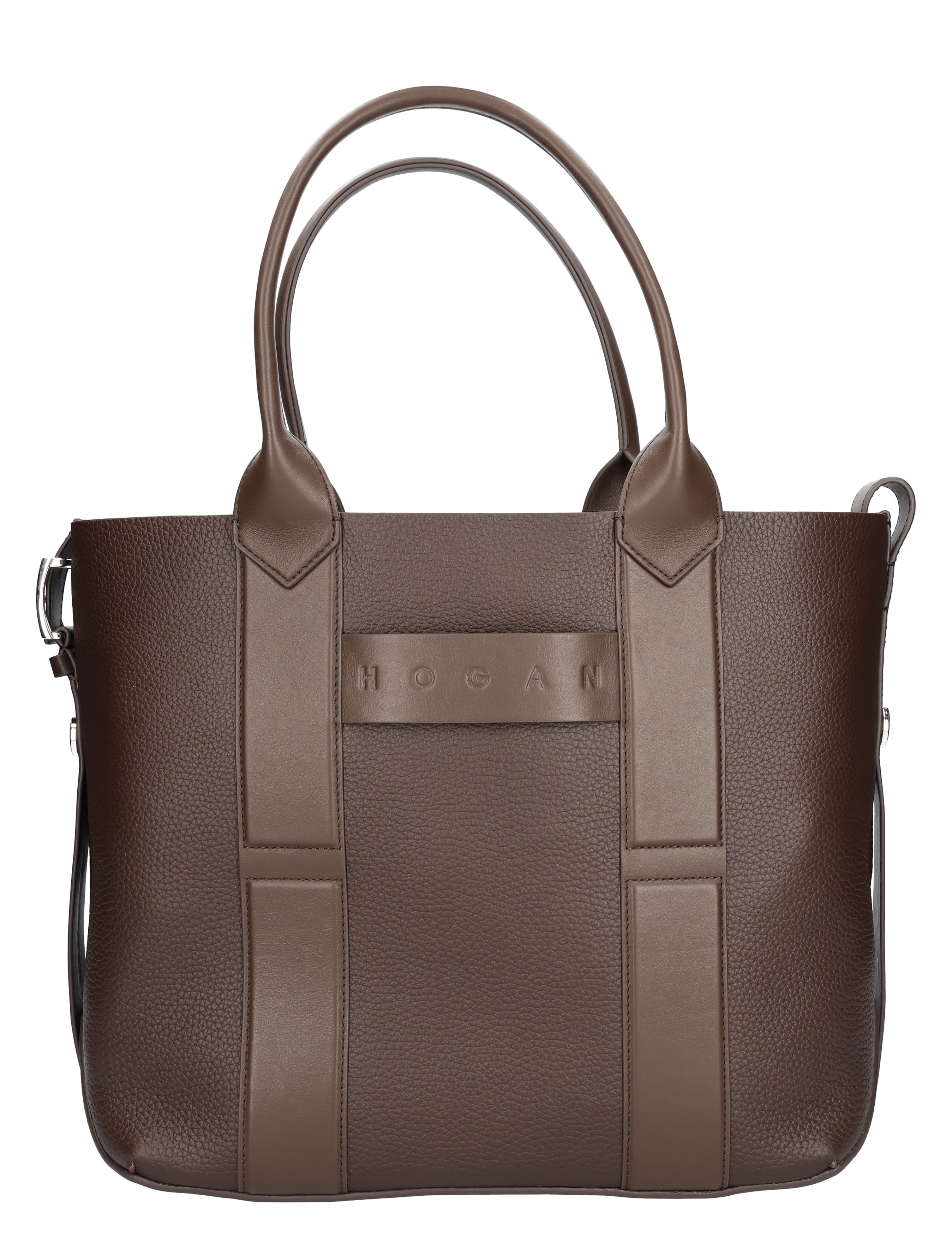 Hogan - Script Shopping Bag Media Coconut - Schoudertassen - Dames - 48116_22_1