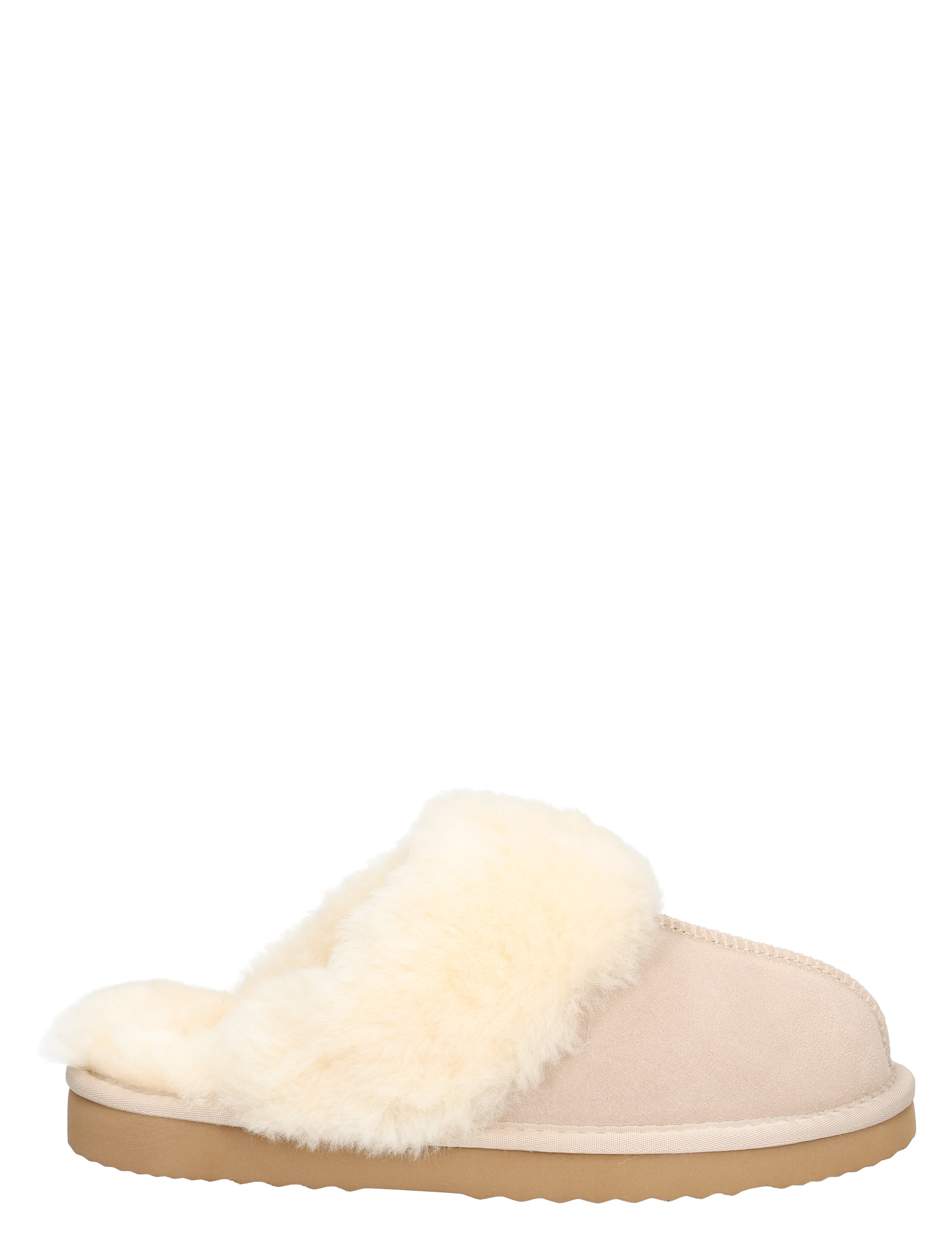 Cypres - Caiya 2545225 Sand Cow Suede - Dames - Pantoffels - 49479_77_1
