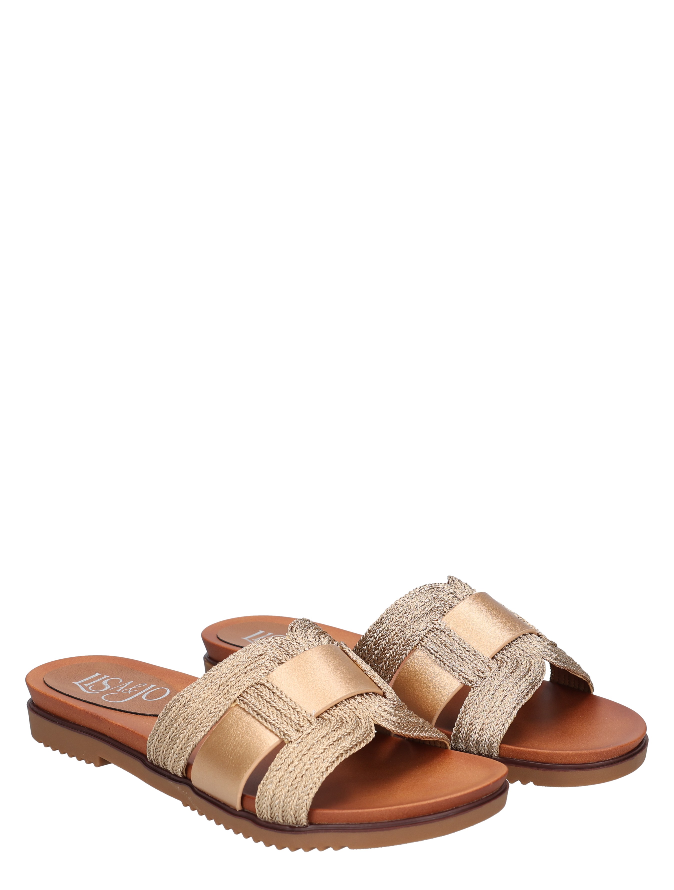 Lisa & Jo - Zaira Champagne - Dames - Muiltjes - 50306_53_6