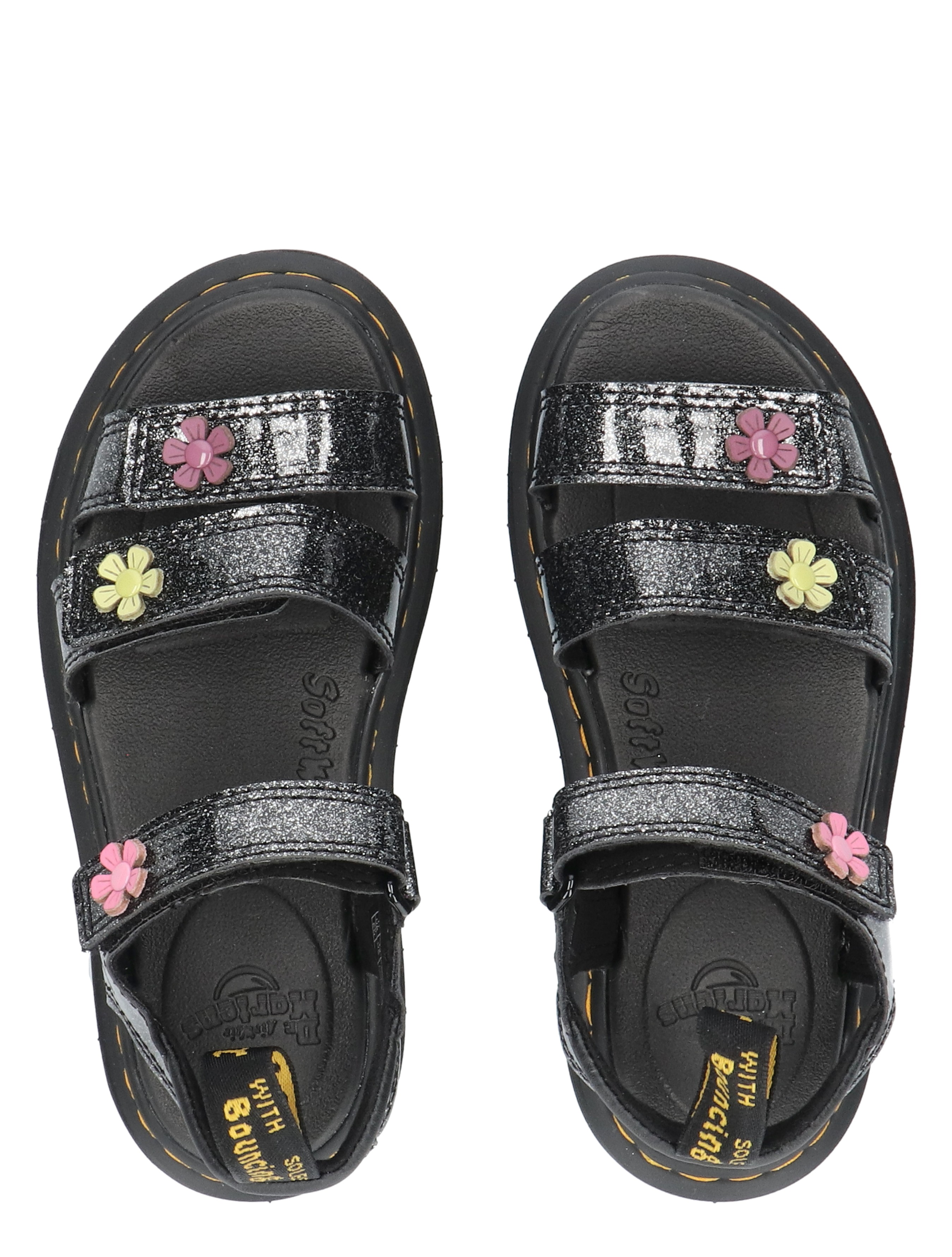 Dr. Martens - Klaire 31637038-31639038 Black Glitte - Meisjes - Sandalen - 49829_10_7