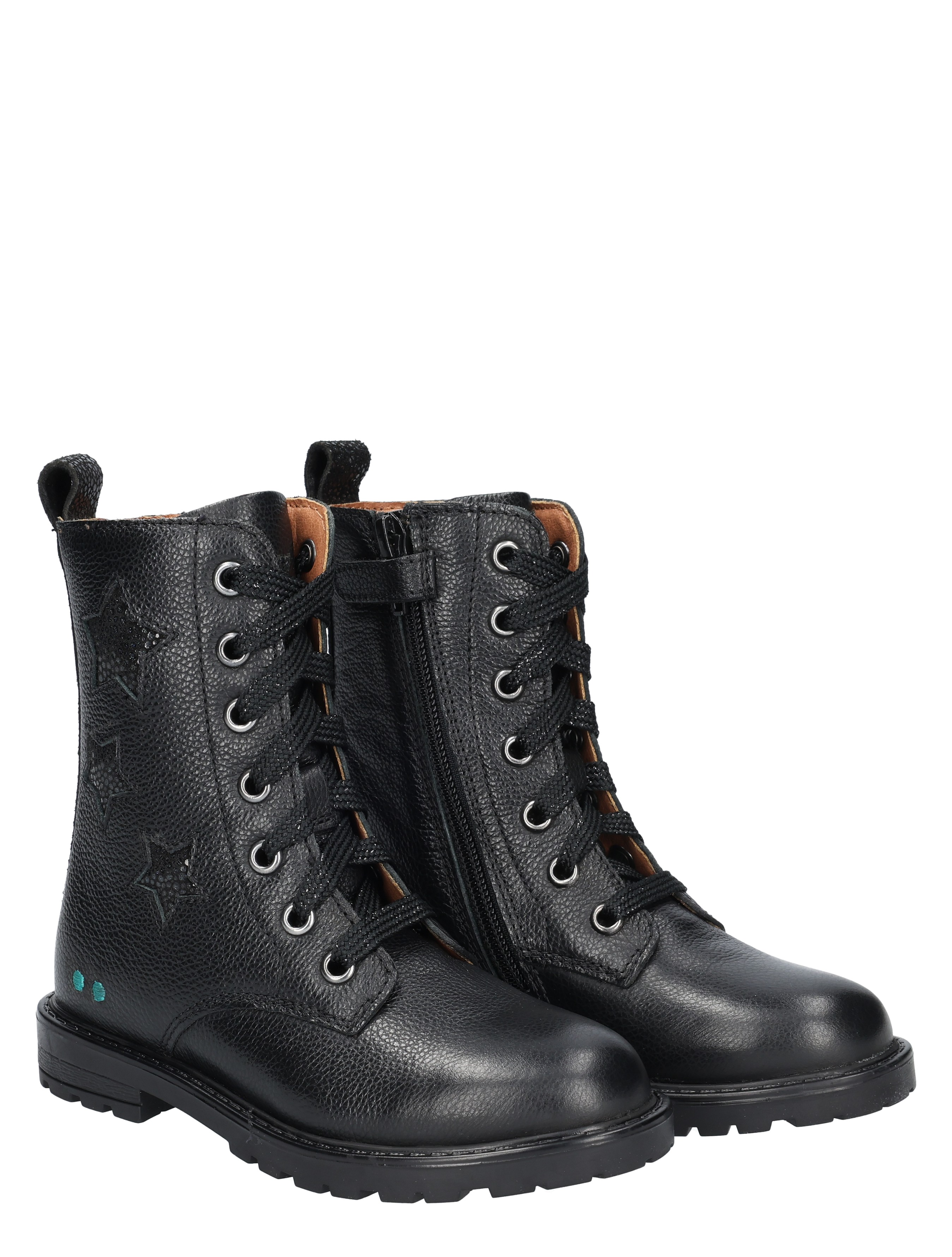 Bunnies - Hailee Happie Black - Meisjes - Veter Boots - Boots - 48504_11_5