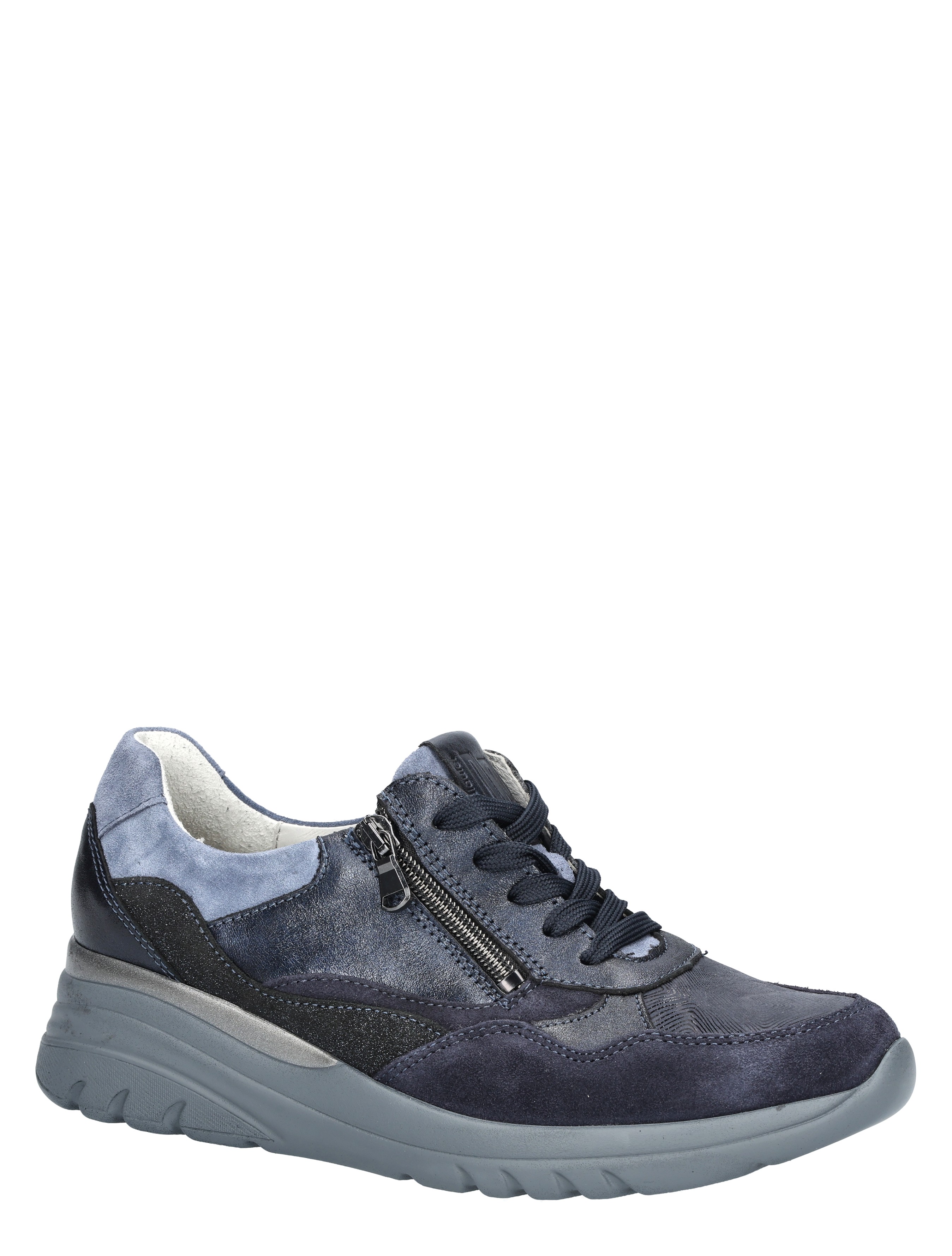Waldlaufer - 927003 602 378 Blue H-Wijdte - Dames - Veterschoenen - Casual Veterschoenen - 48867_33_3