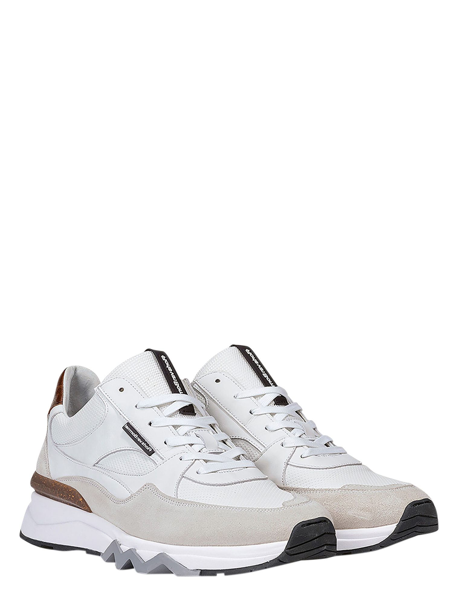 Floris van Bommel - De Zager 07.10 White G+ Wijdte - Heren - Lage Sneakers - Sneakers - 45213_88_3
