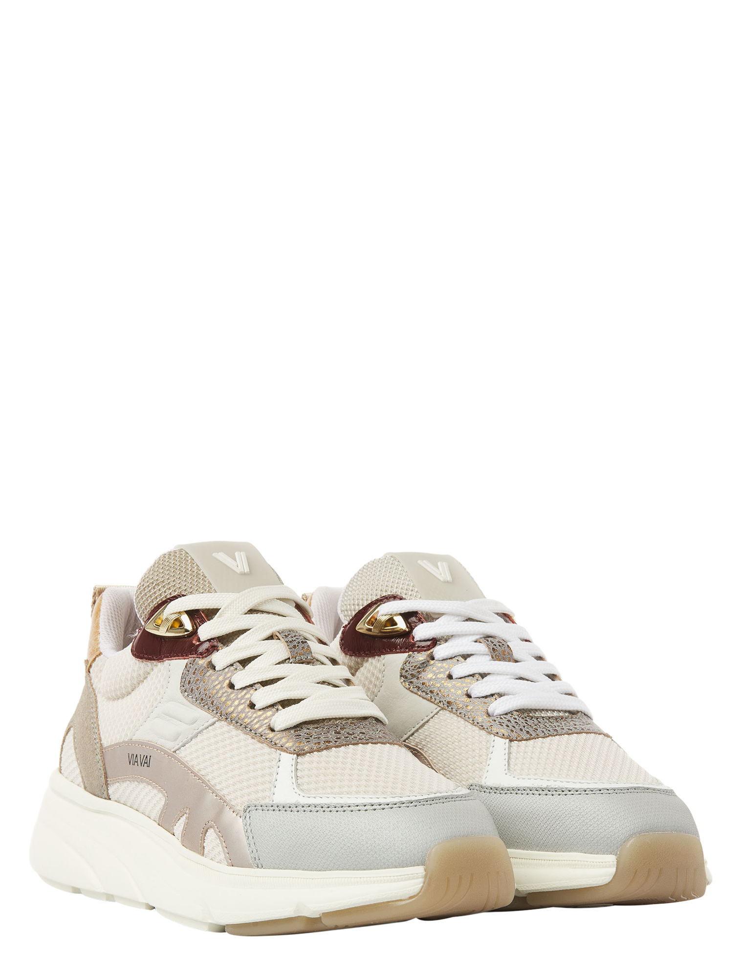 VIA VAI - 62341 Vic Harmony 03-212 Ibisco Noisette - Sneakers - Dames - Lage Sneakers - 51343_77_2