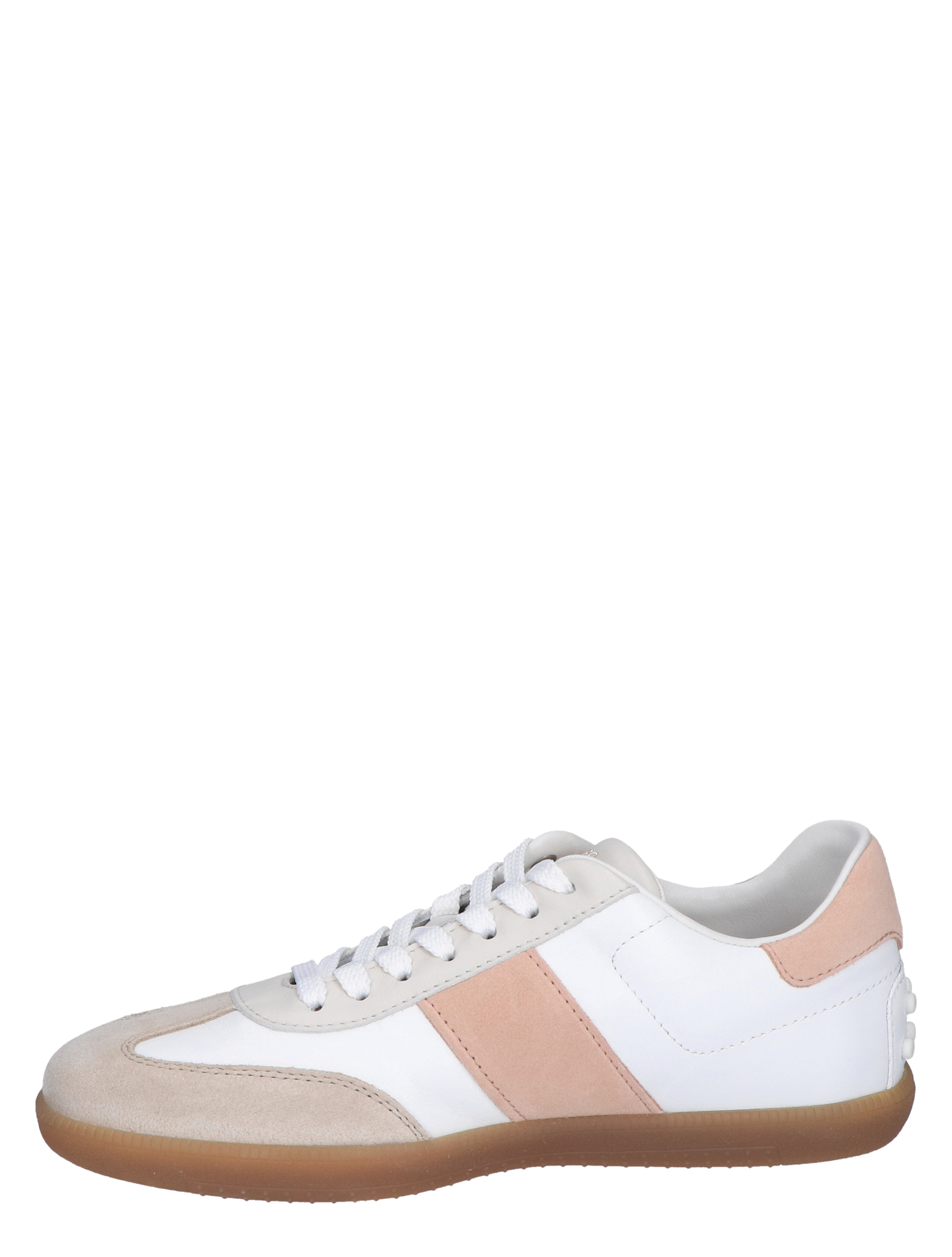 Tods - Tabs Sneakers in Leather YYG0 White Brown - Sneakers - Dames - Lage Sneakers - 47388_82_2