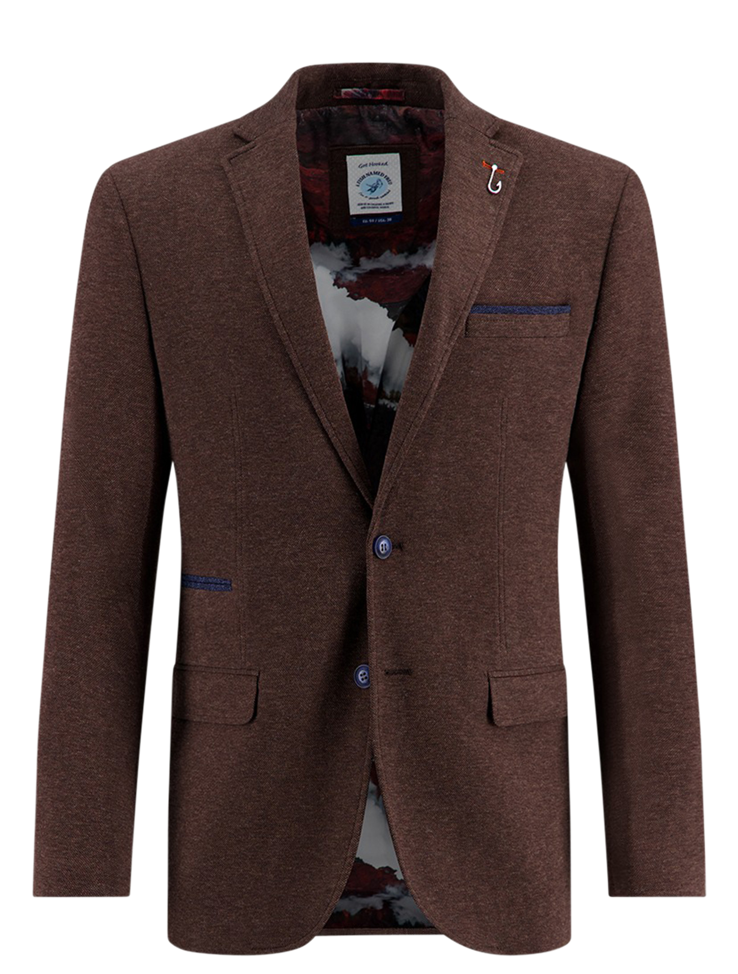 A Fish Named Fred - 32.104 Chocolate Brown - Heren - Jassen & Jacks - 49551_22_1