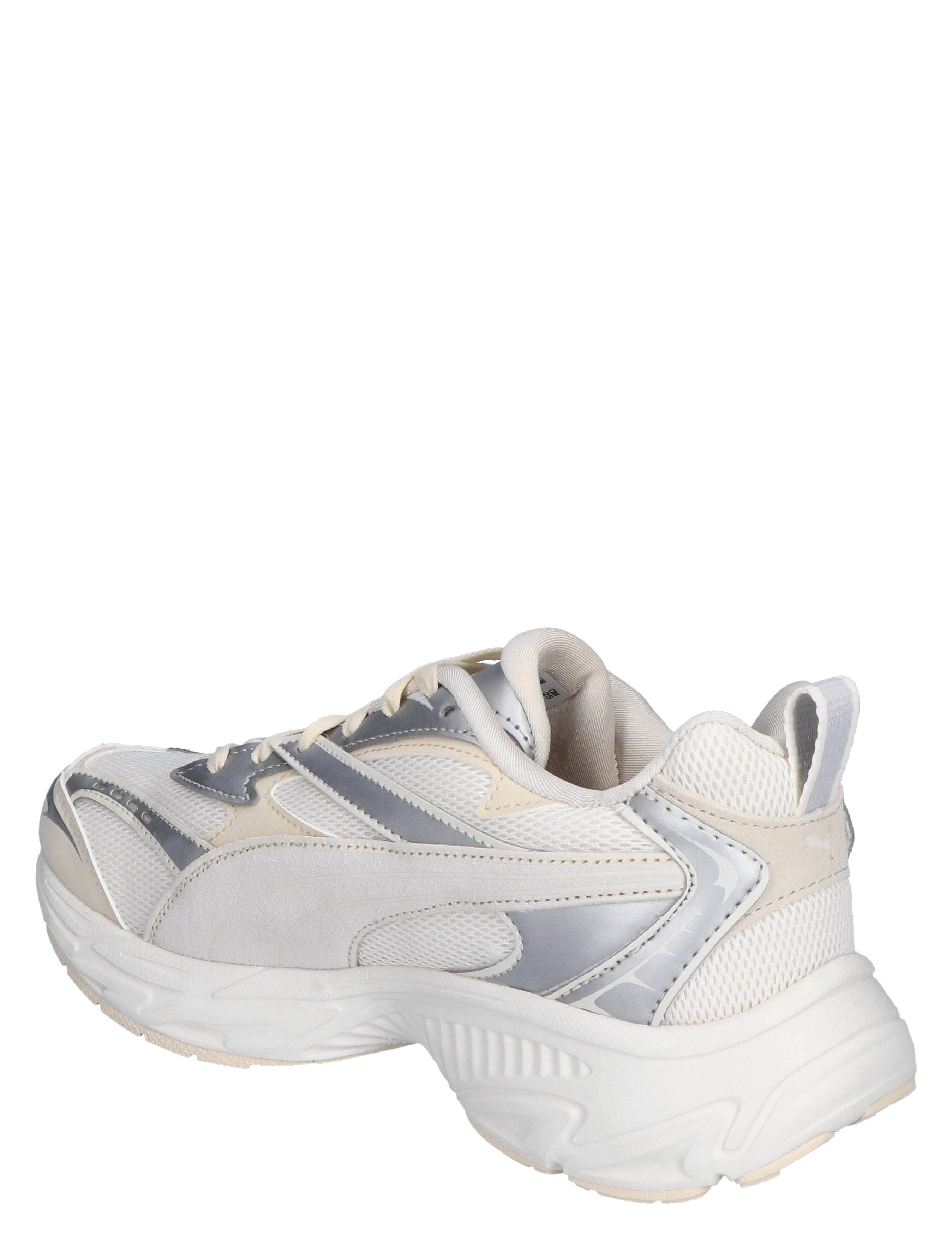 Puma - Morphic Retro 395920 06 Warm White Silver - Sneakers - Dames - Lage Sneakers - 46462_77_4