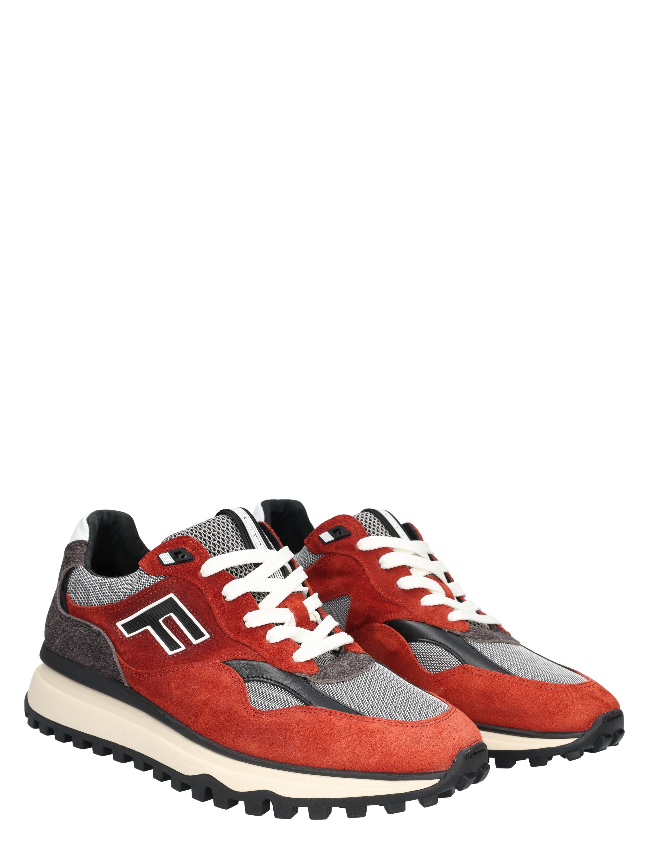 Floris van Bommel - De Gripper SFM-10238 86-01 Orange G+ Wijdte - Heren - Lage Sneakers - Sneakers - 49314_45_5