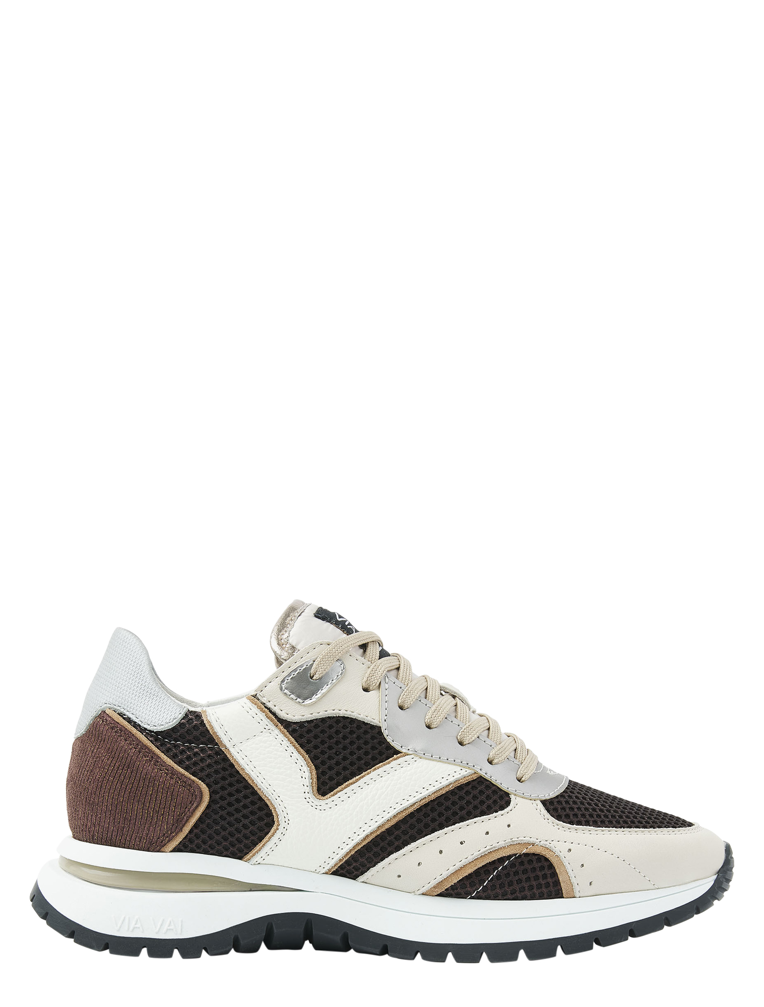 VIA VAI - Usher Elliot 62261 01-316 Brown - Sneakers - Dames - Lage Sneakers - 50052_22_1