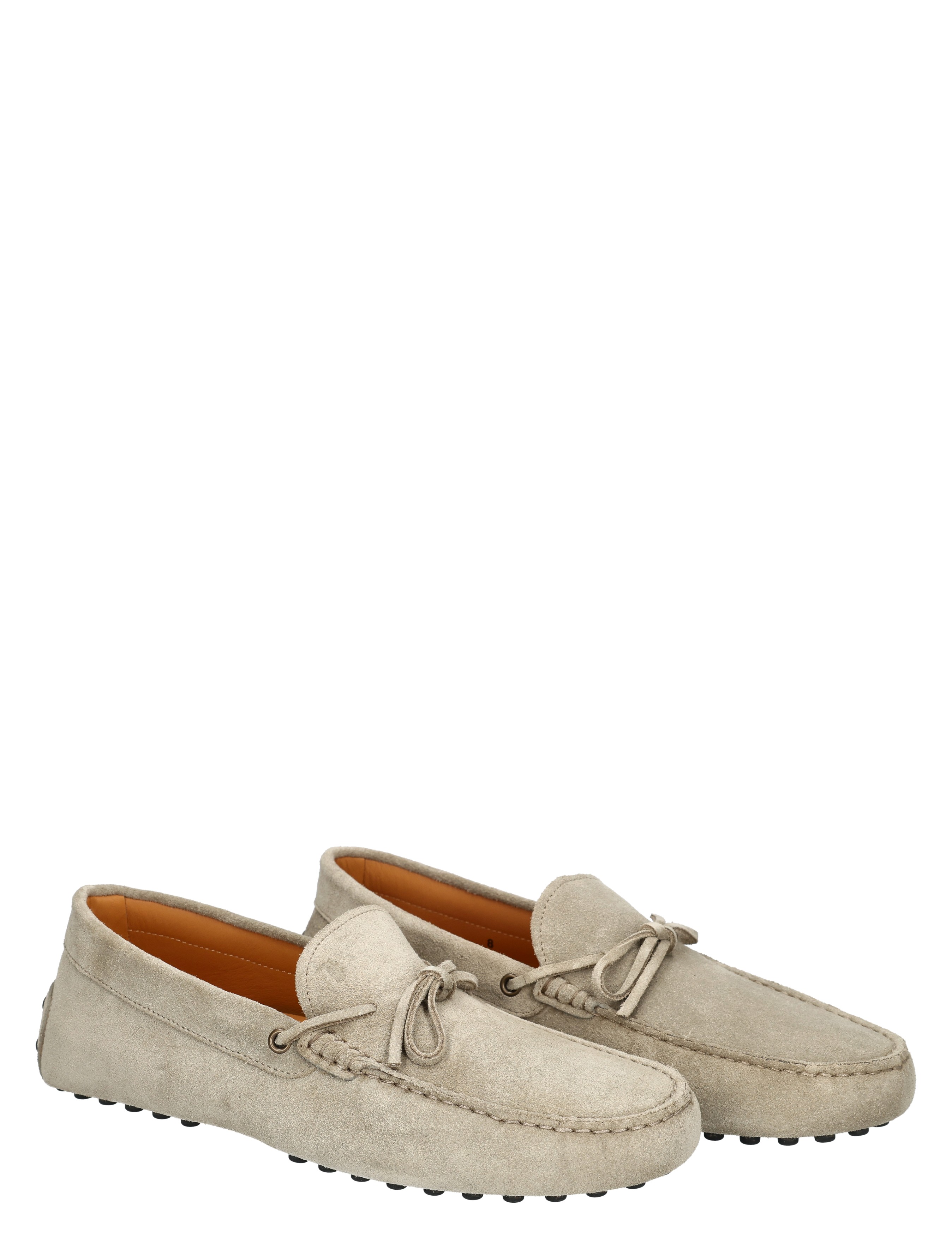 Tods - Gommino in Suede C405 Beige - Heren - Loafers - 49665_77_5
