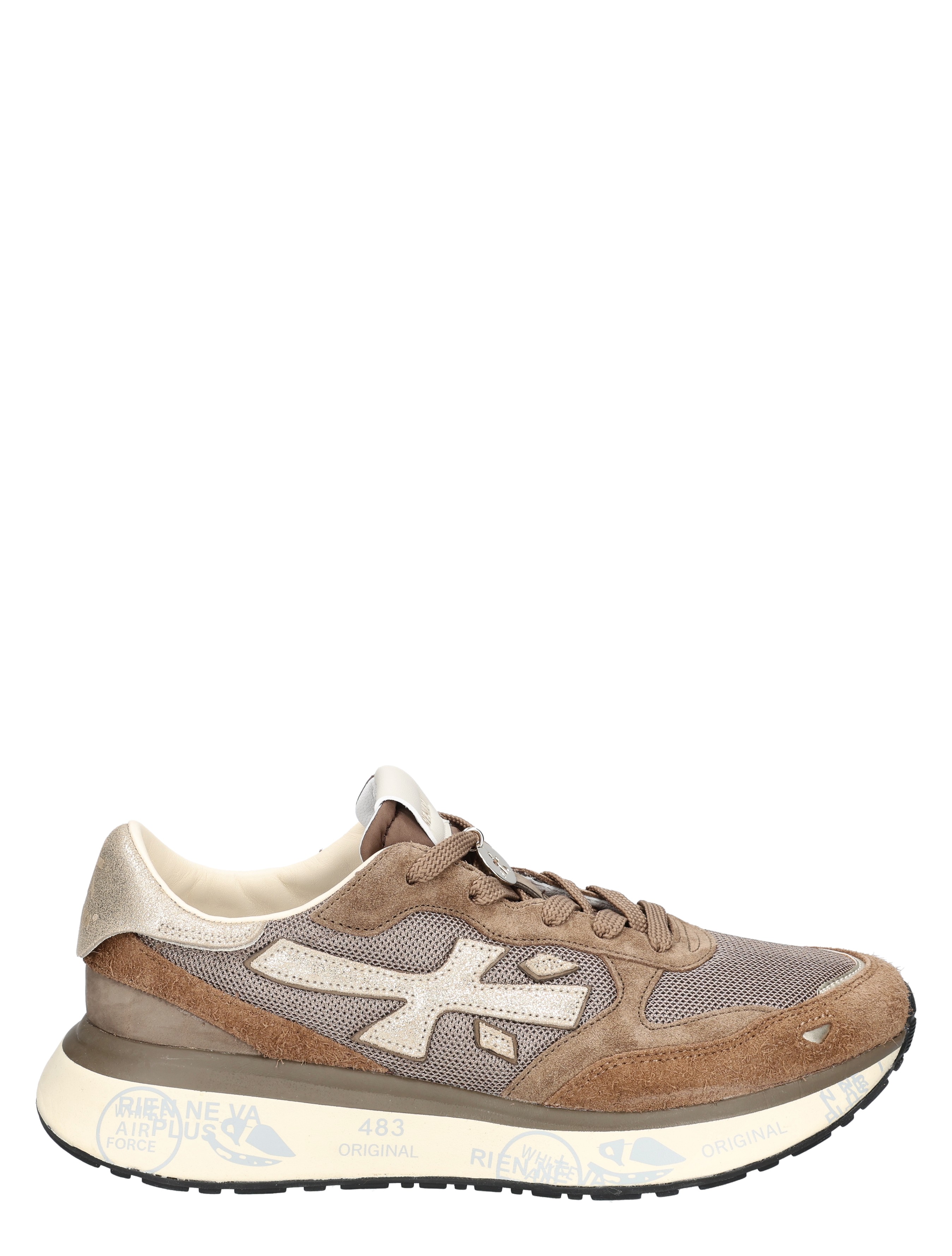 Premiata - Lauryn Women 8549 Brown - Dames - Sneakers - Lage Sneakers - 51091_22_1