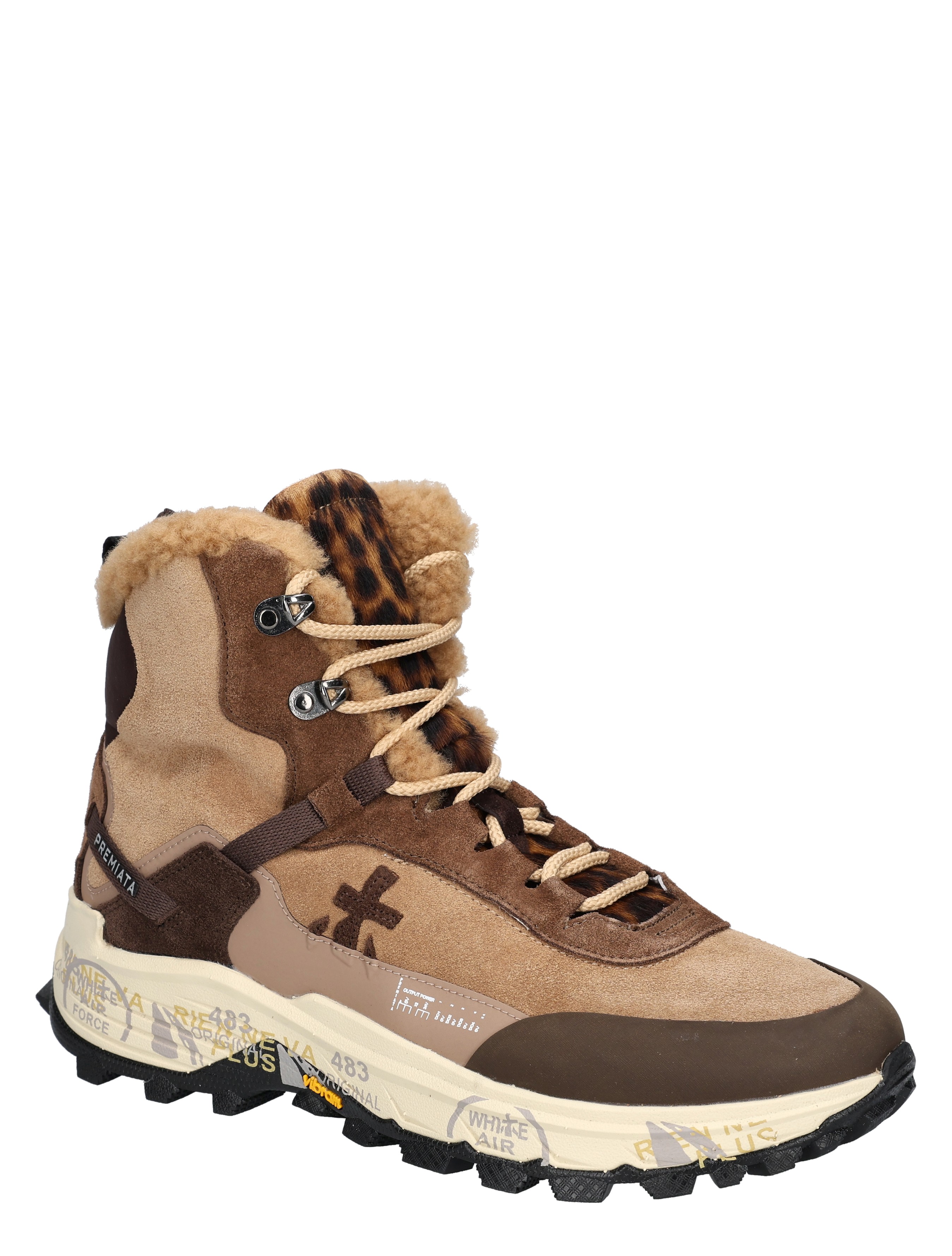 hiking boot, bottes, lederen bovenwerk, sherpa voering, wandelzool