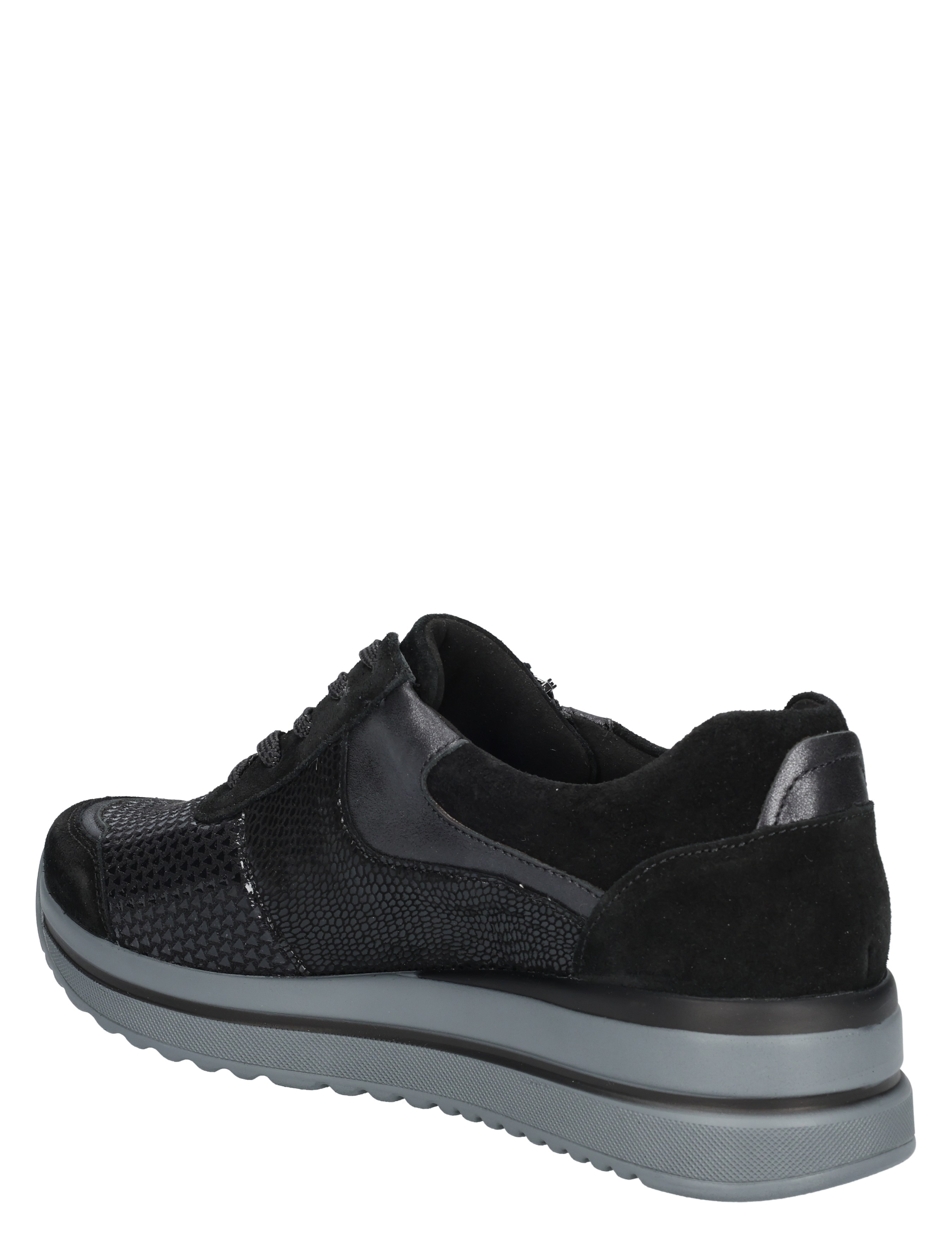 Waldlaufer - 669K01 501 001 Black K-Wijdte - Dames - Veterschoenen - Casual Veterschoenen - 48869_11_4